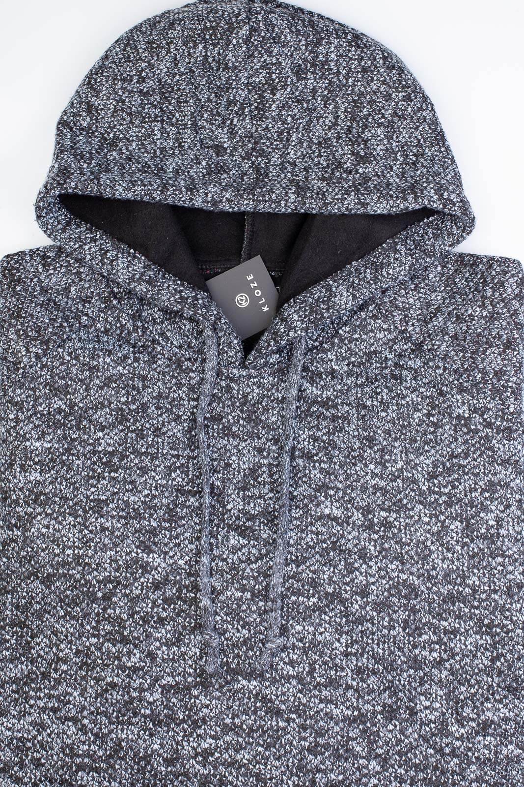 Blusão grosso de malha masculino com capuz 90150 - Enluaze