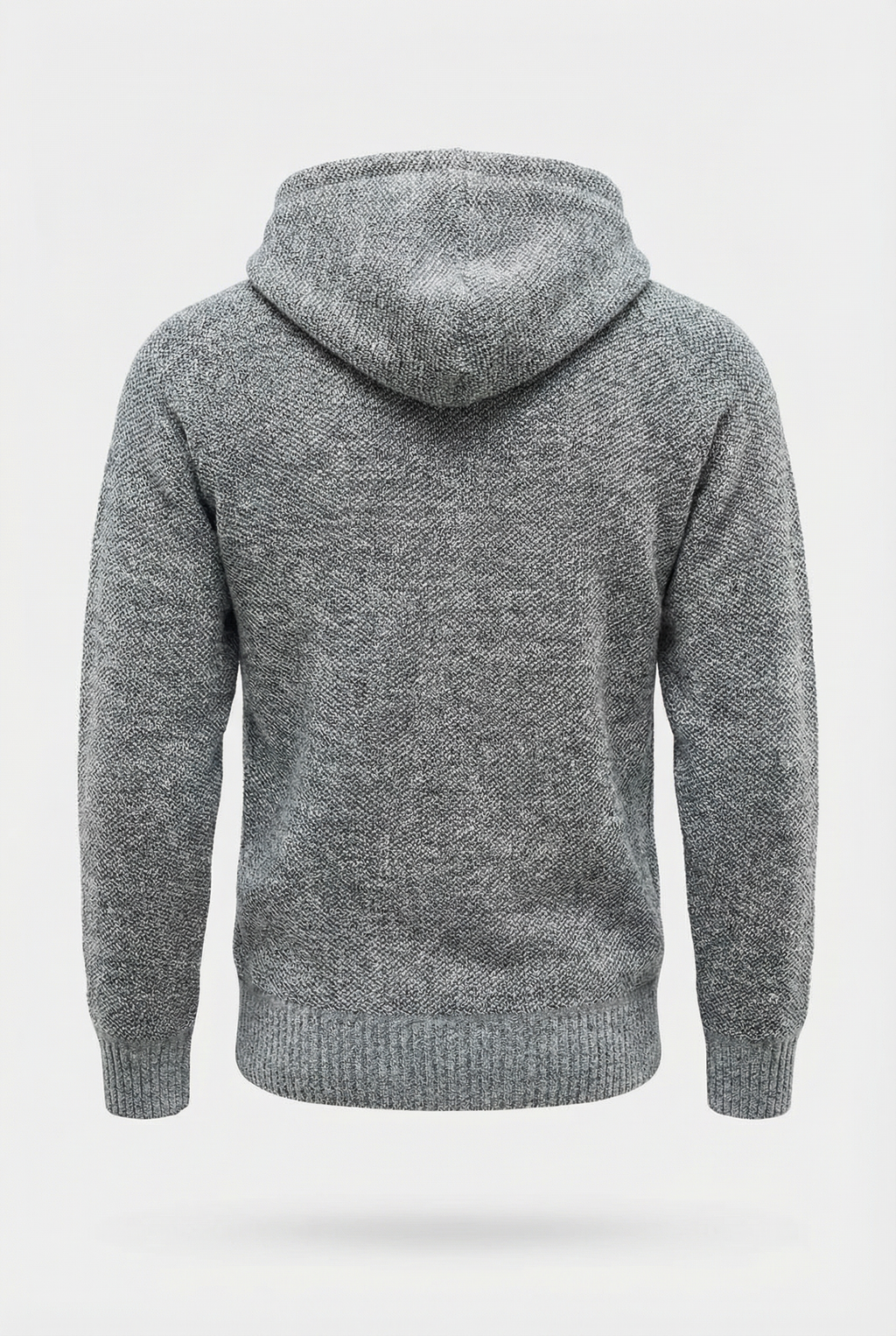 Blusão grosso de malha masculino com capuz 90150