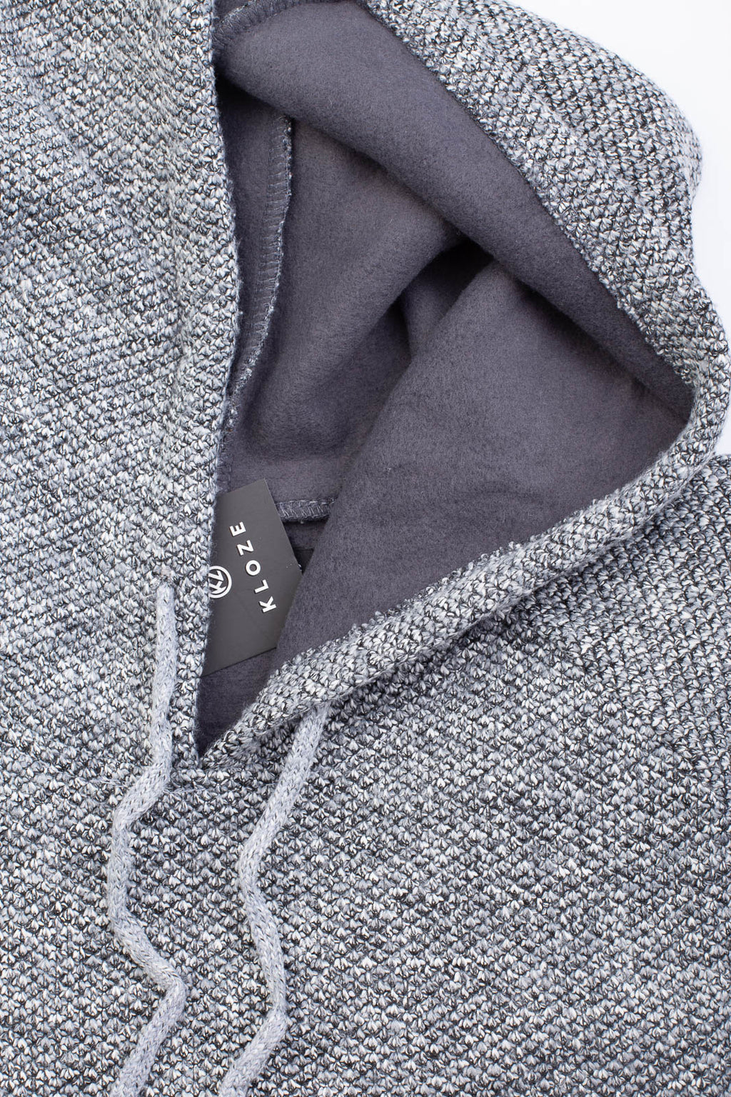 Blusão grosso de malha masculino com capuz 90150