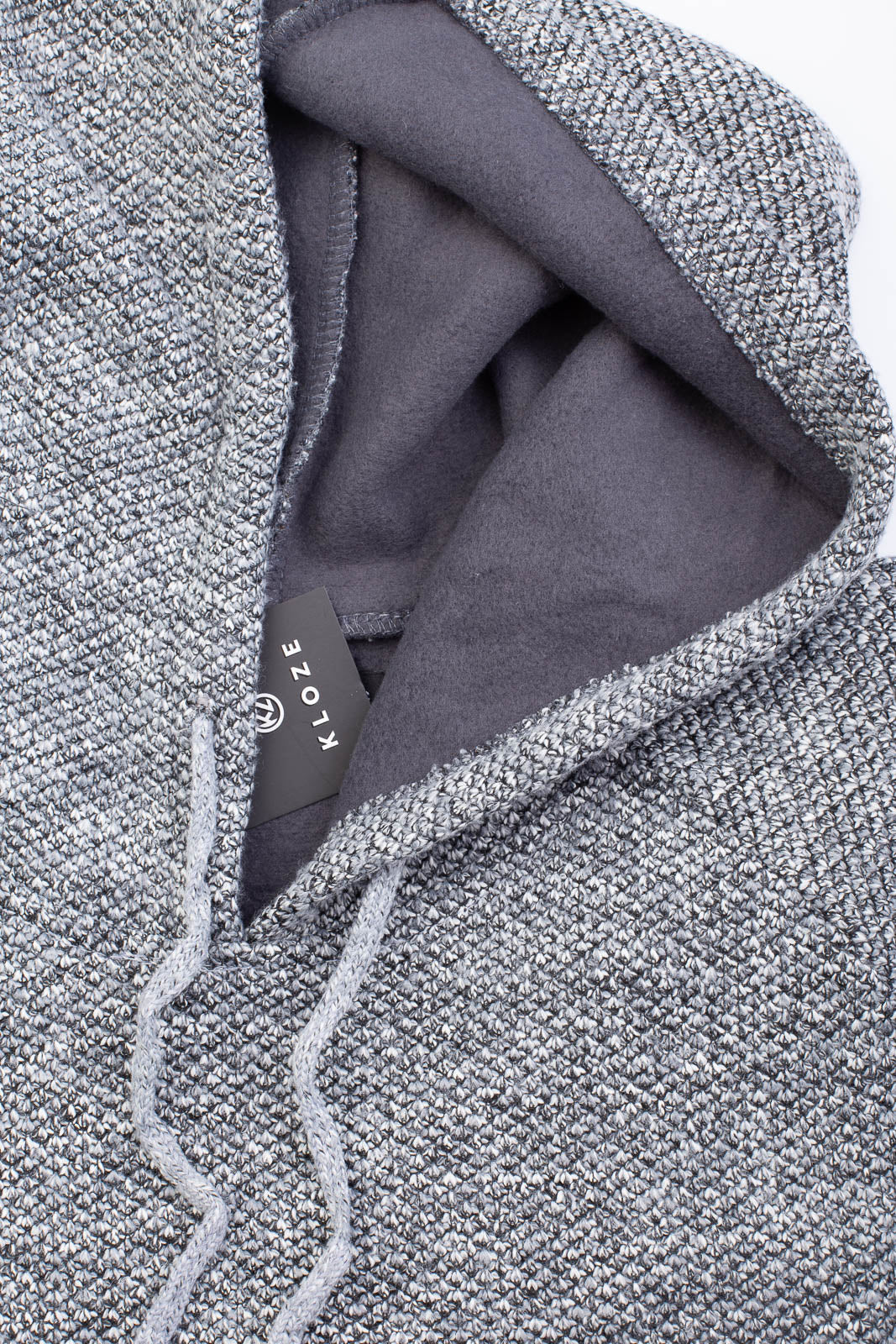 Blusão grosso de malha masculino com capuz 90150