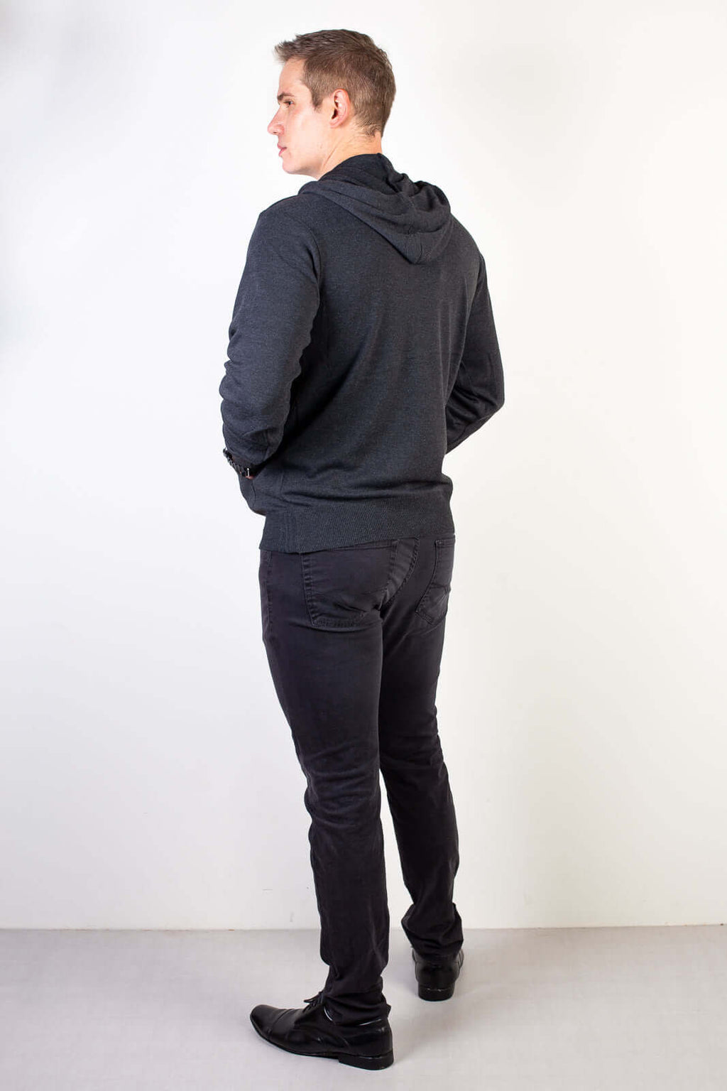 Blusa masculina moletinho com capuz 90153 - Enluaze