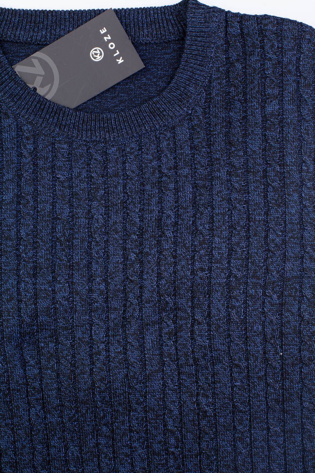 Blusa de malha masculina gola redonda 90184 - Enluaze