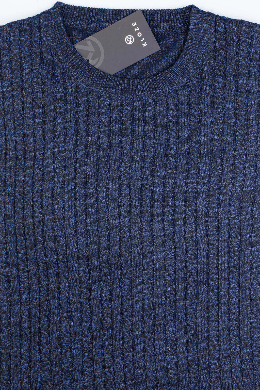 Blusa de malha masculina gola redonda 90184 - Enluaze