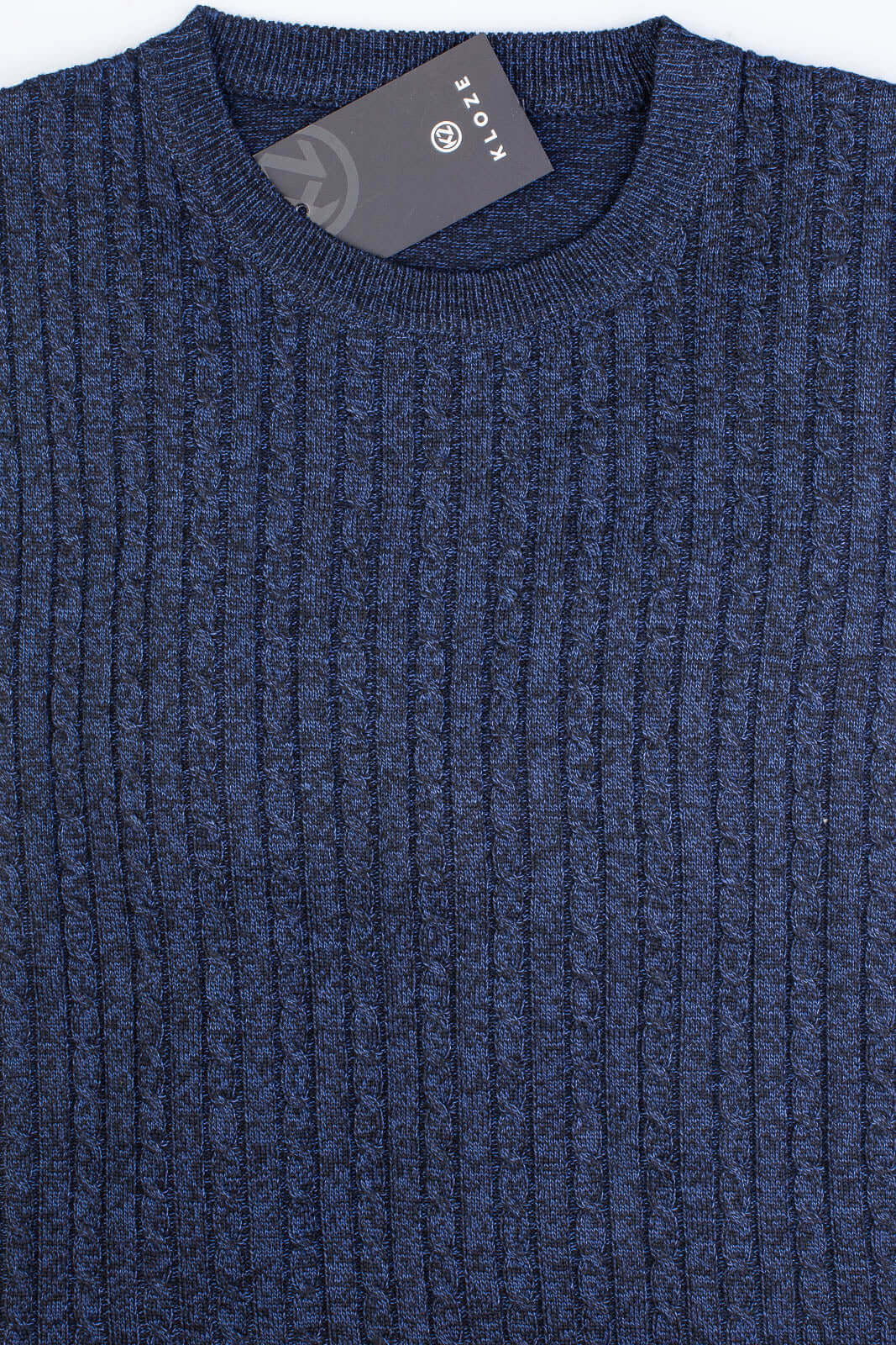 Blusa de malha masculina gola redonda 90184 - Enluaze