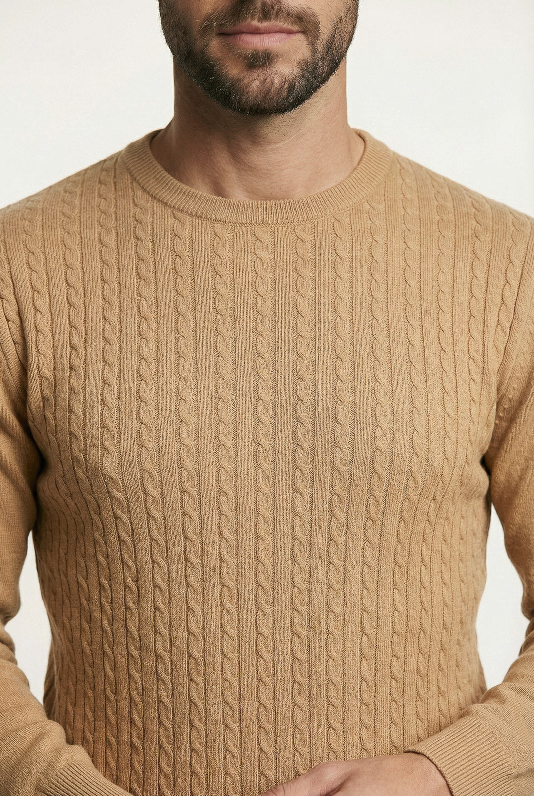 Blusa de malha masculina gola redonda 90184