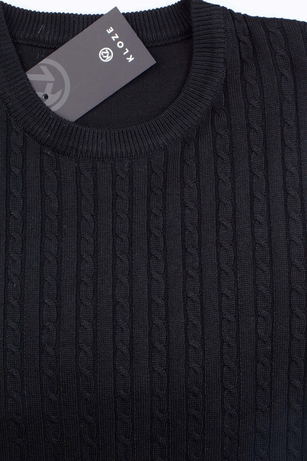 Blusa de malha masculina gola redonda 90184 - Enluaze