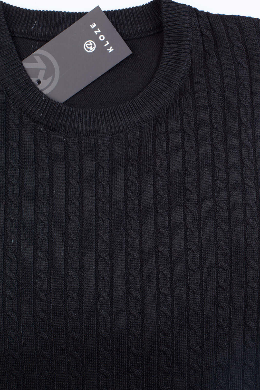 Blusa de malha masculina gola redonda 90184 - Enluaze