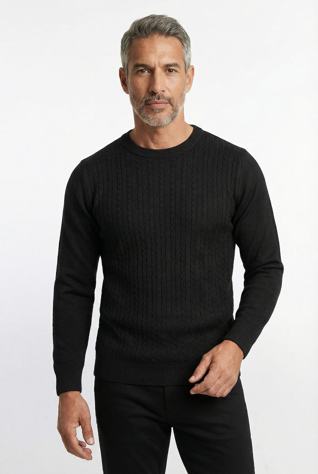 Blusa de malha masculina gola redonda 90184