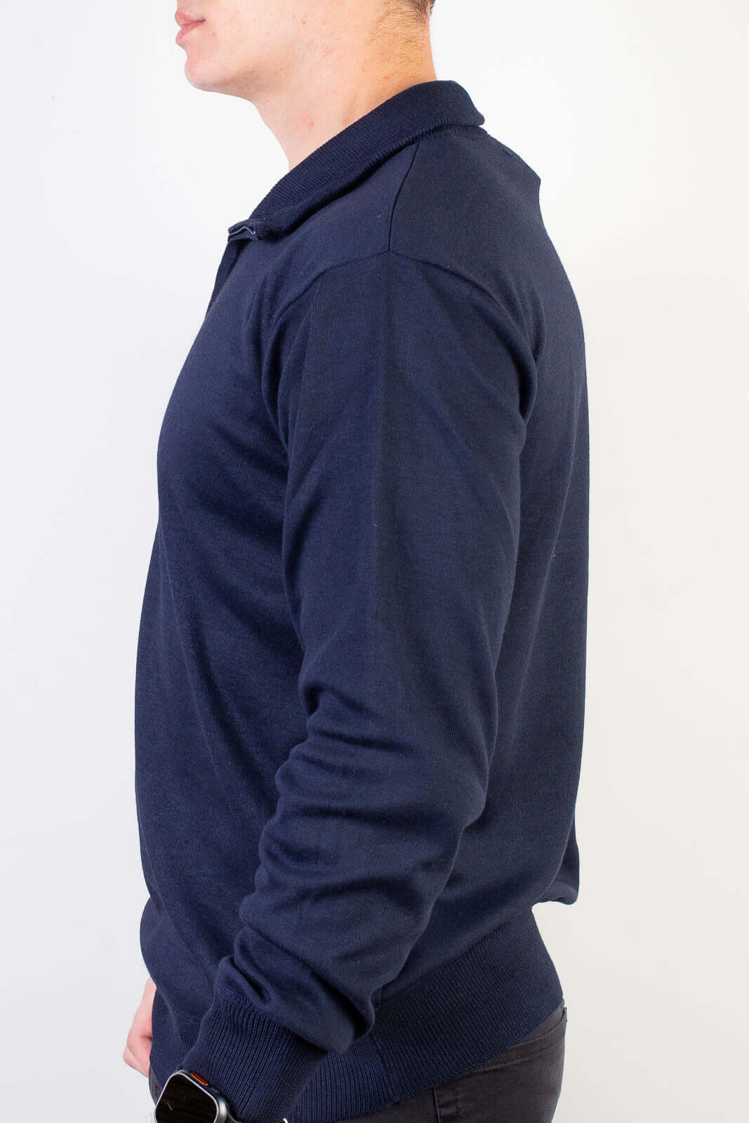 Blusa masculina gola com zíper 90207 - Enluaze