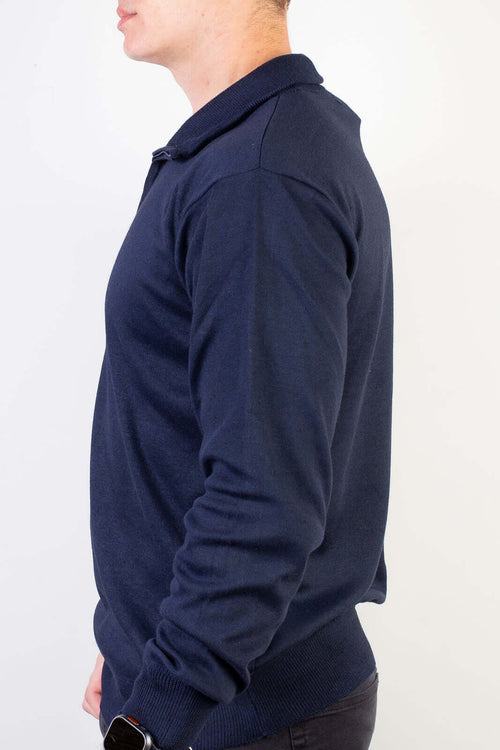 Blusa masculina gola com zíper 90207 - Enluaze