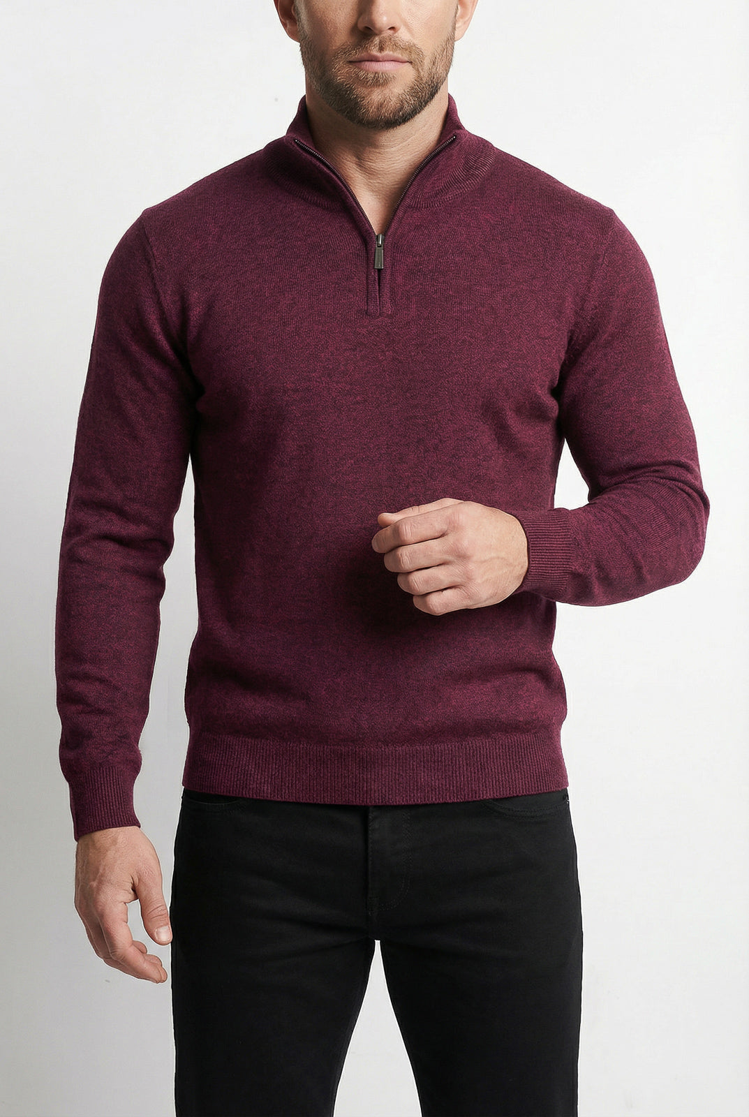 Blusa masculina gola com zíper 90207