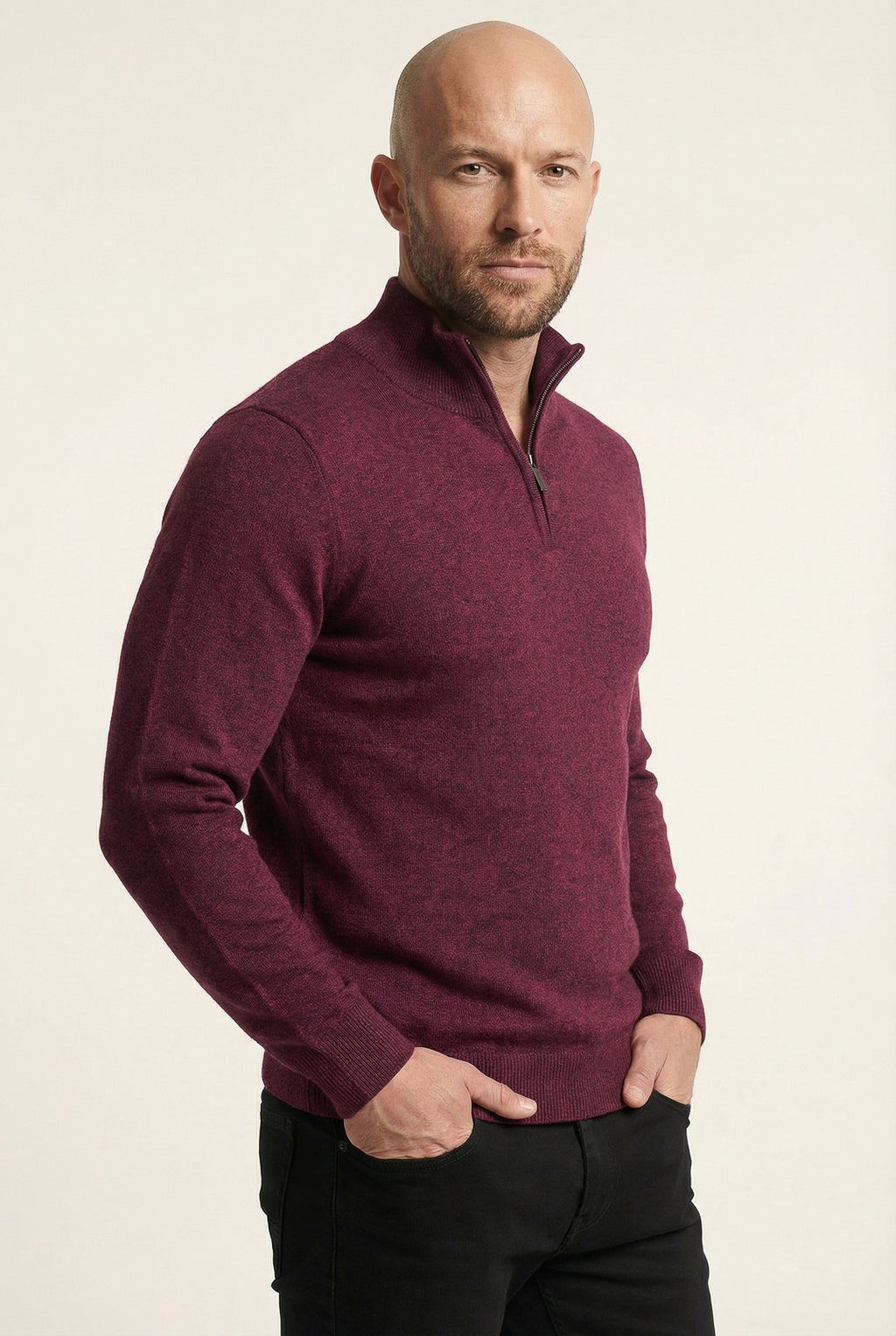 Blusa masculina gola com zíper 90207