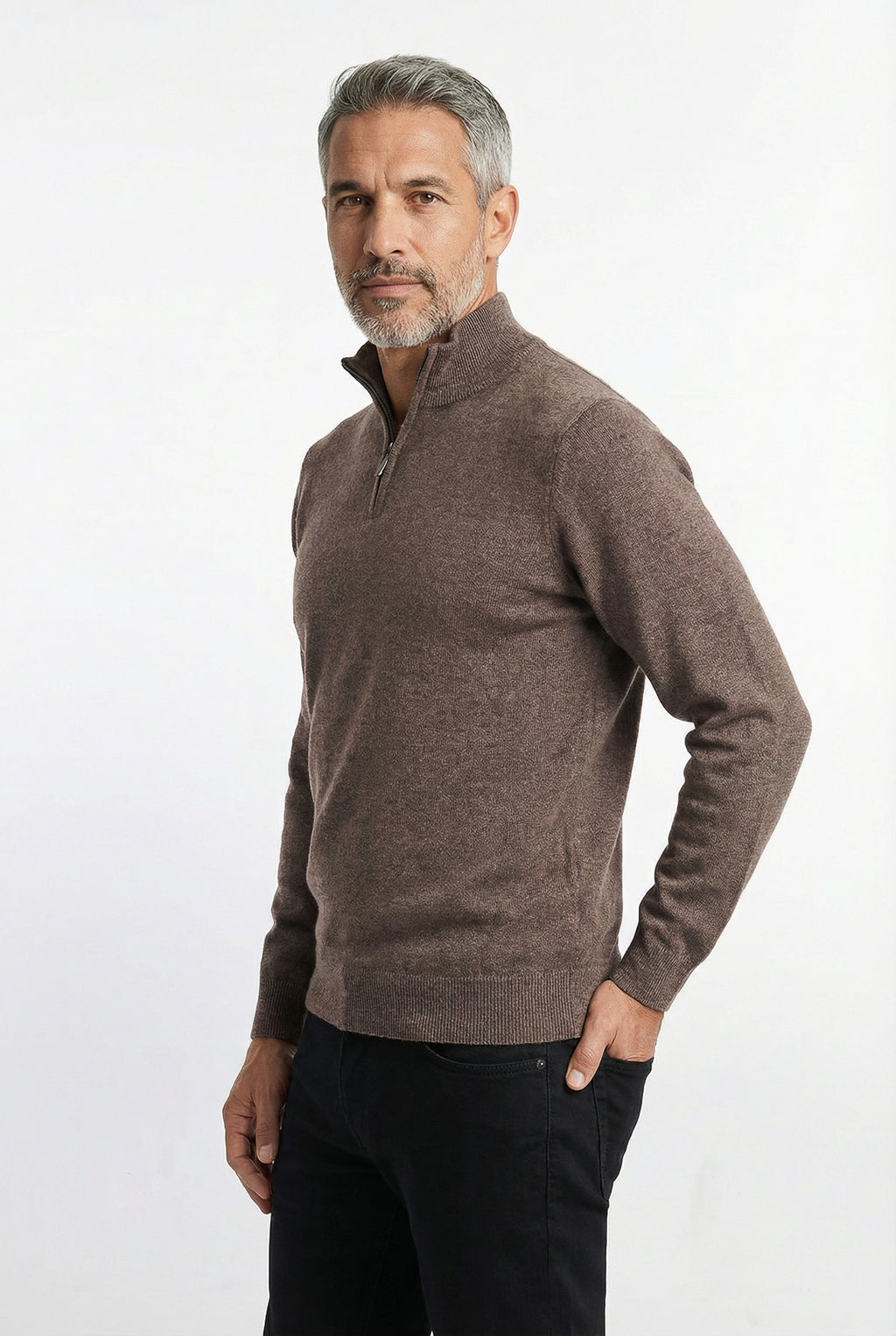 Blusa masculina gola com zíper 90207