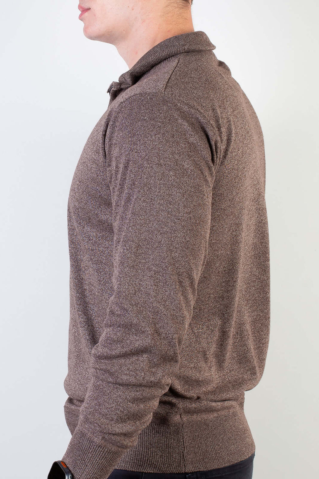 Blusa masculina gola com zíper 90207 - Enluaze