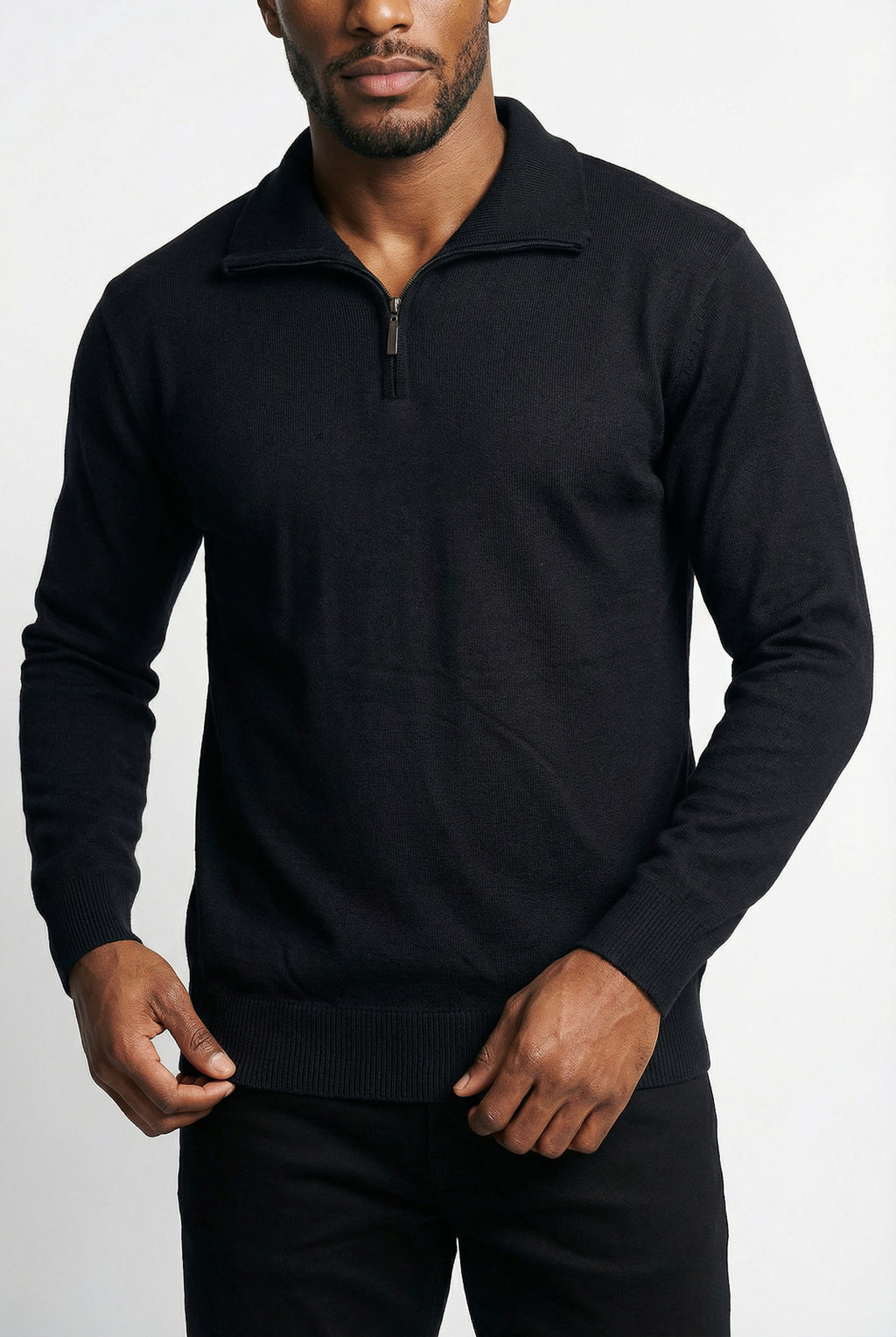 Blusa masculina gola com zíper 90207