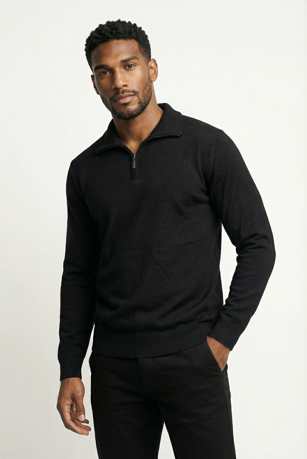 Blusa masculina gola com zíper 90207