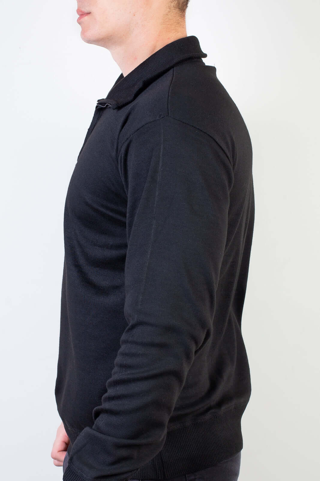 Blusa masculina gola com zíper 90207 - Enluaze