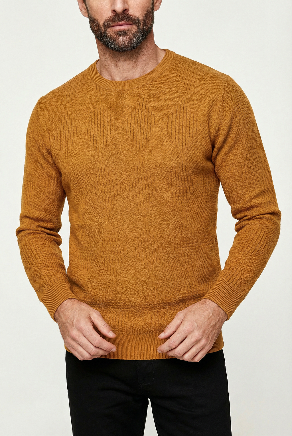 Blusa masculina trabalhada gola redonda 90216