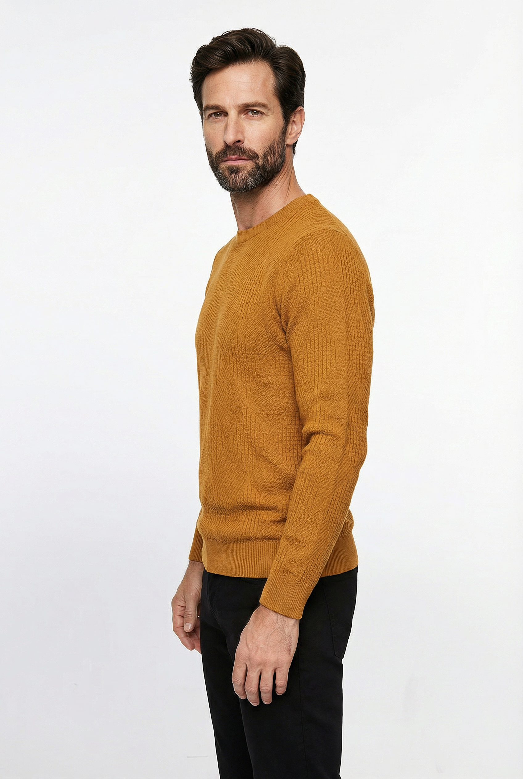 Blusa masculina trabalhada gola redonda 90216