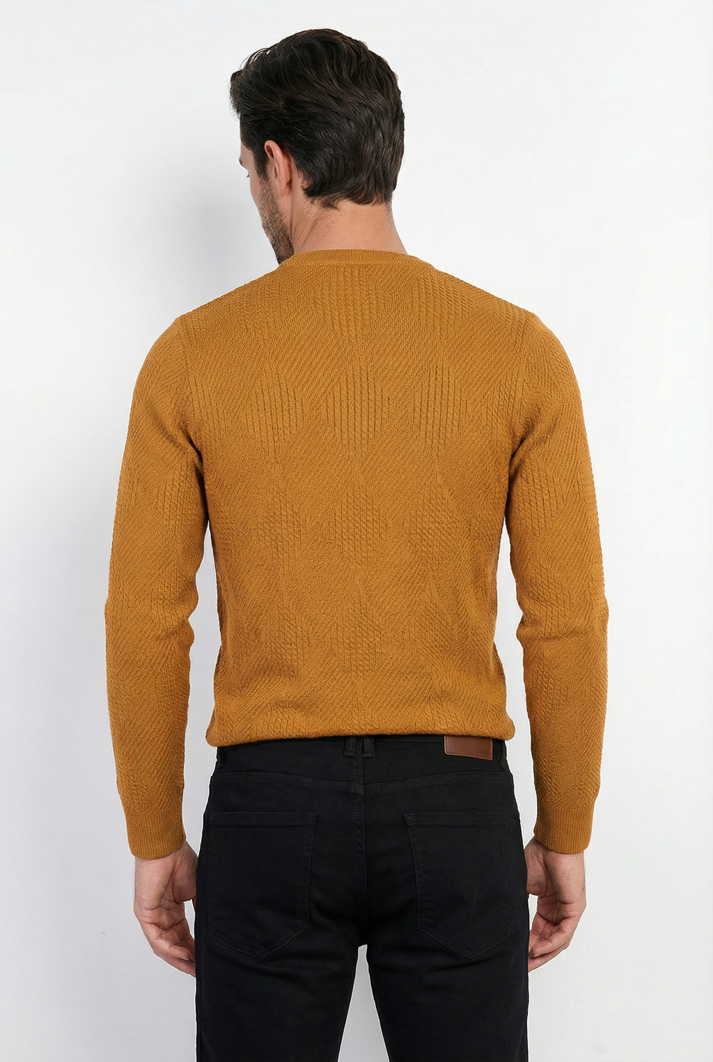 Blusa masculina trabalhada gola redonda 90216