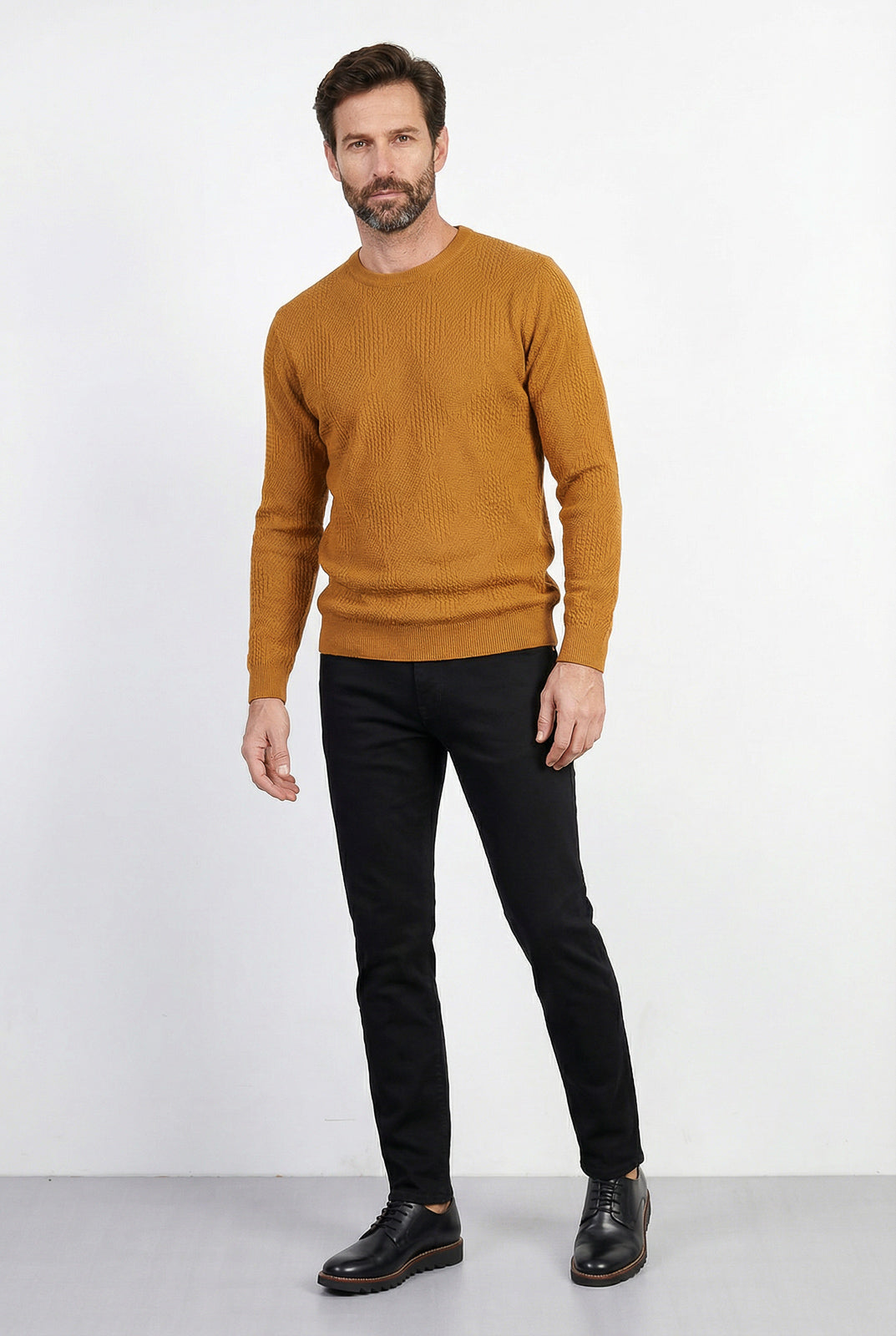 Blusa masculina trabalhada gola redonda 90216