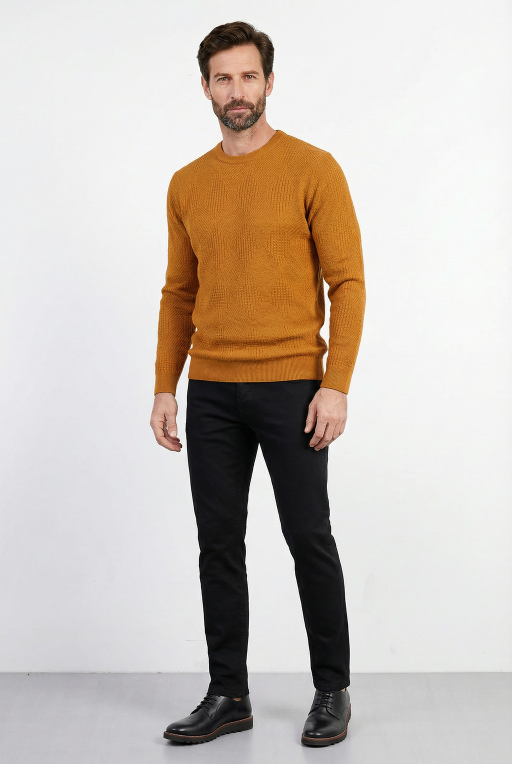 Blusa masculina trabalhada gola redonda 90216