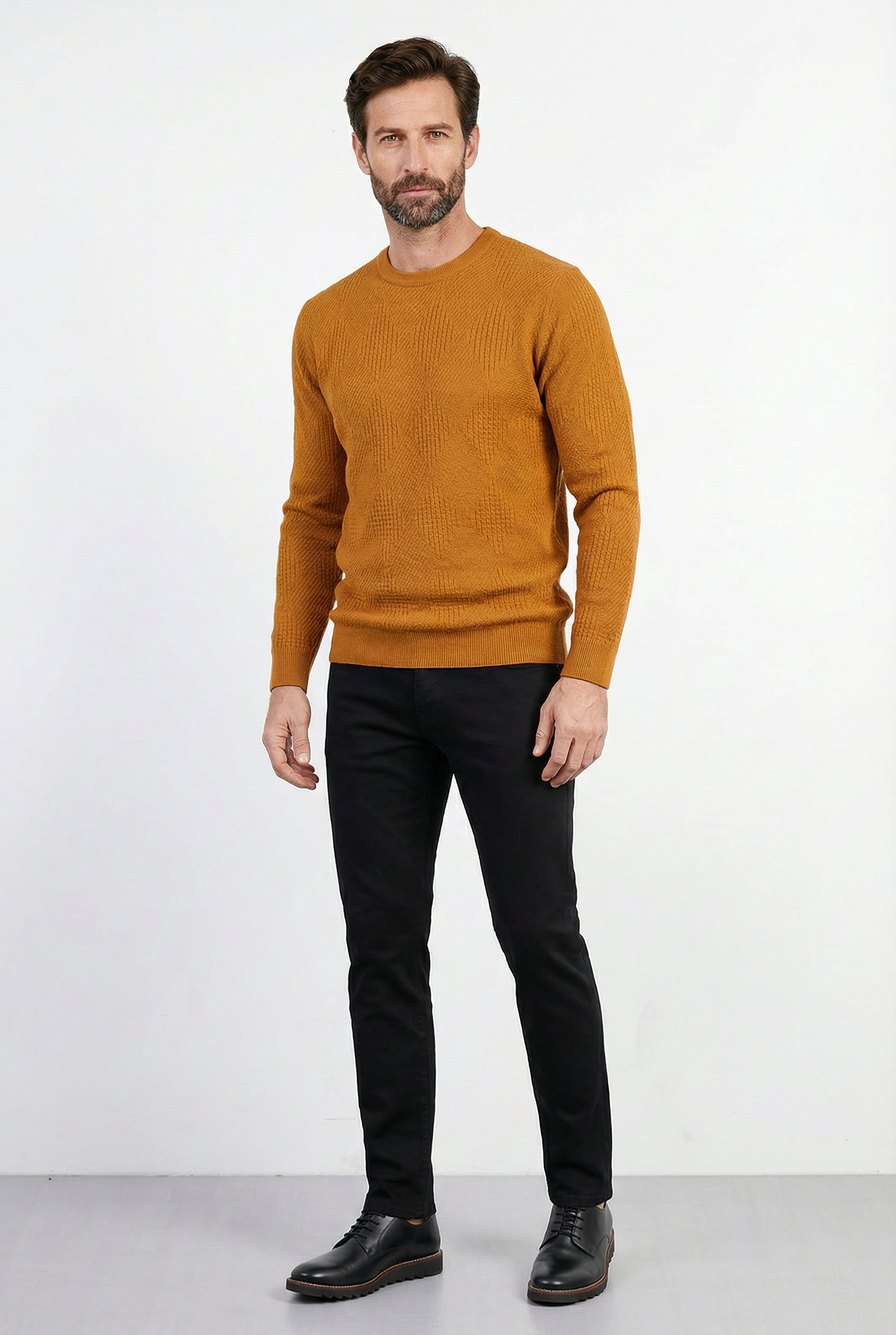 Blusa masculina trabalhada gola redonda 90216