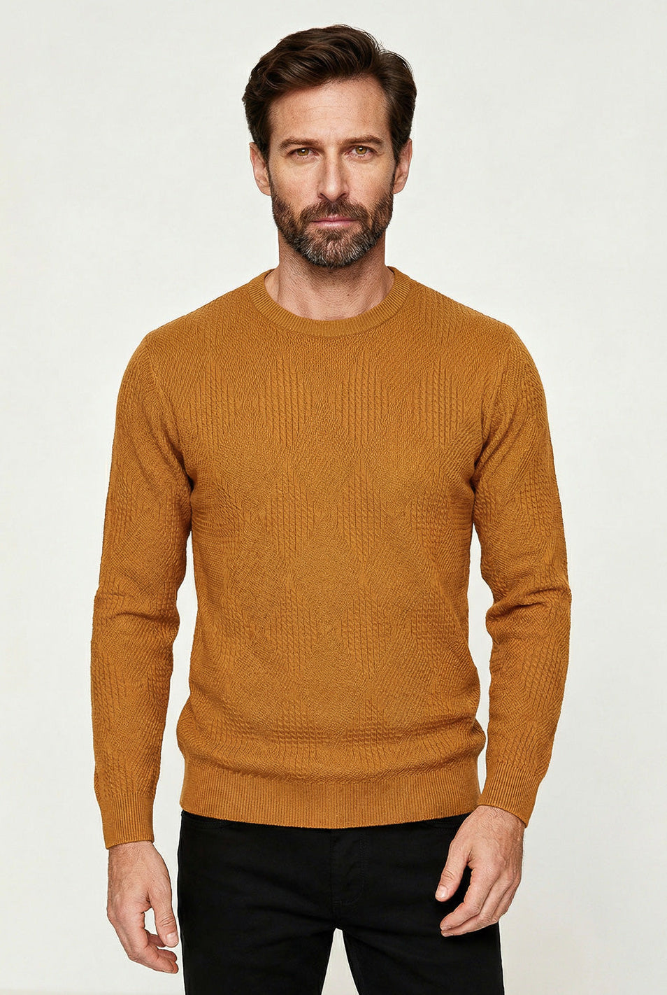 Blusa masculina trabalhada gola redonda 90216