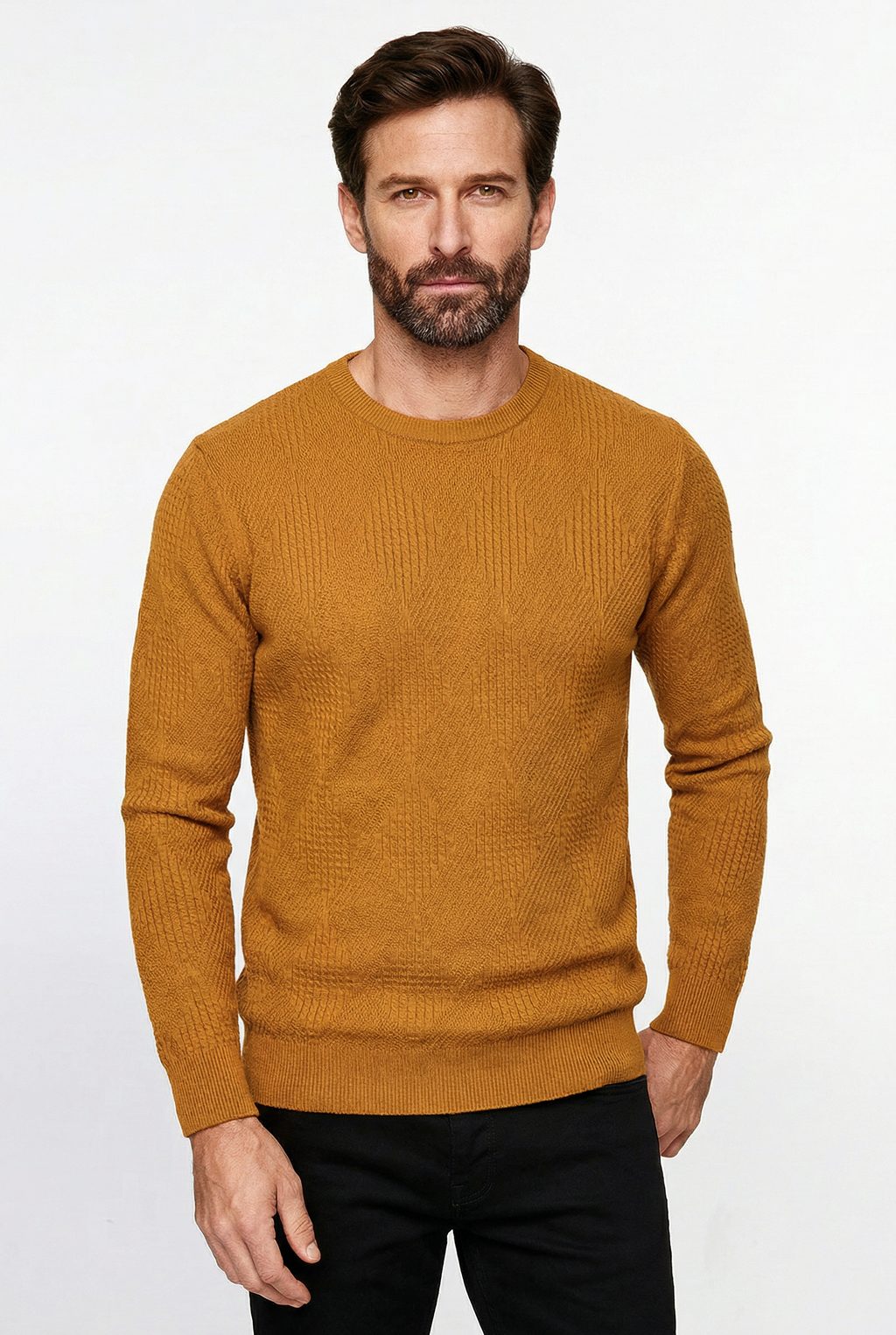 Blusa masculina trabalhada gola redonda 90216