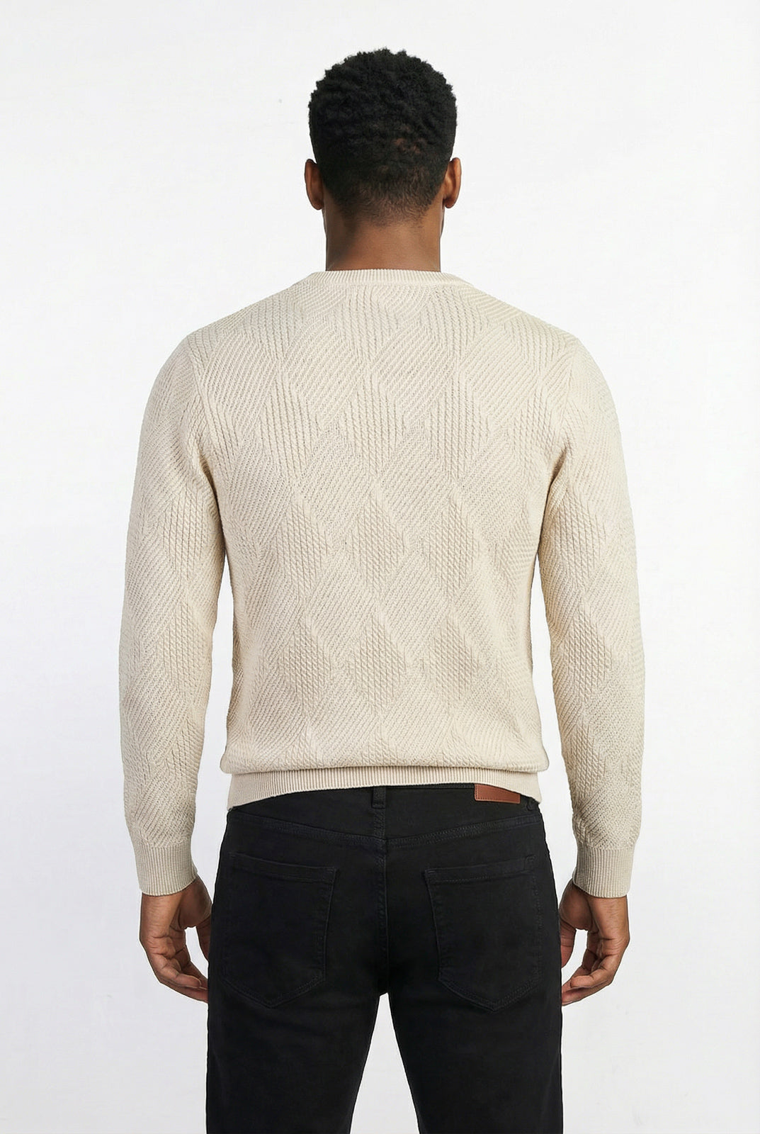 Blusa masculina trabalhada gola redonda 90216