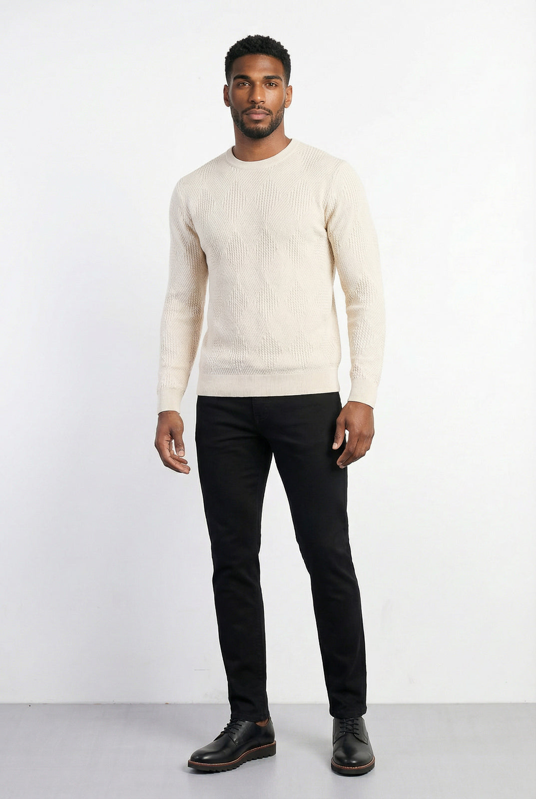 Blusa masculina trabalhada gola redonda 90216