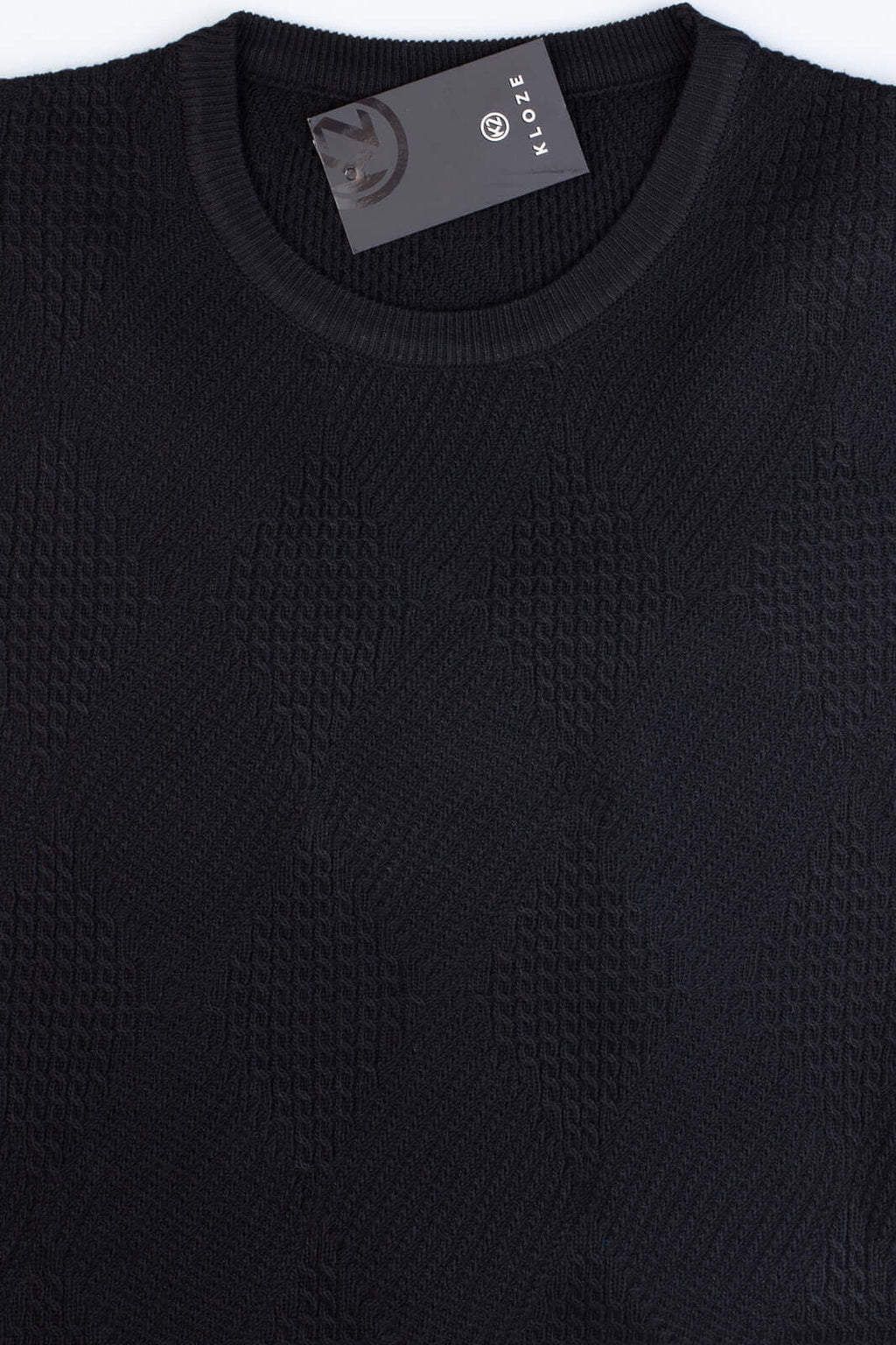 Blusa masculina trabalhada gola redonda 90216 - Enluaze