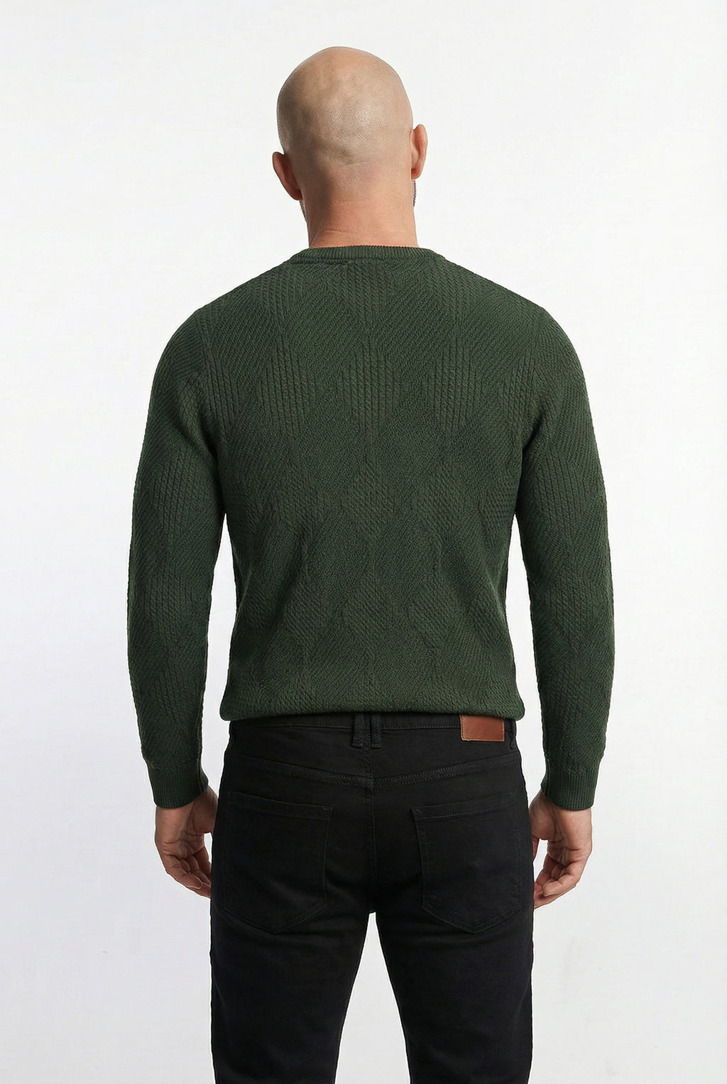 Blusa masculina trabalhada gola redonda 90216