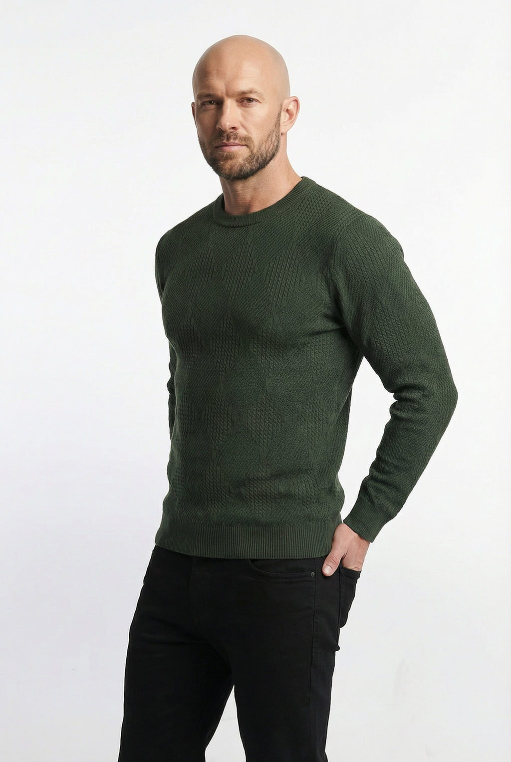 Blusa masculina trabalhada gola redonda 90216