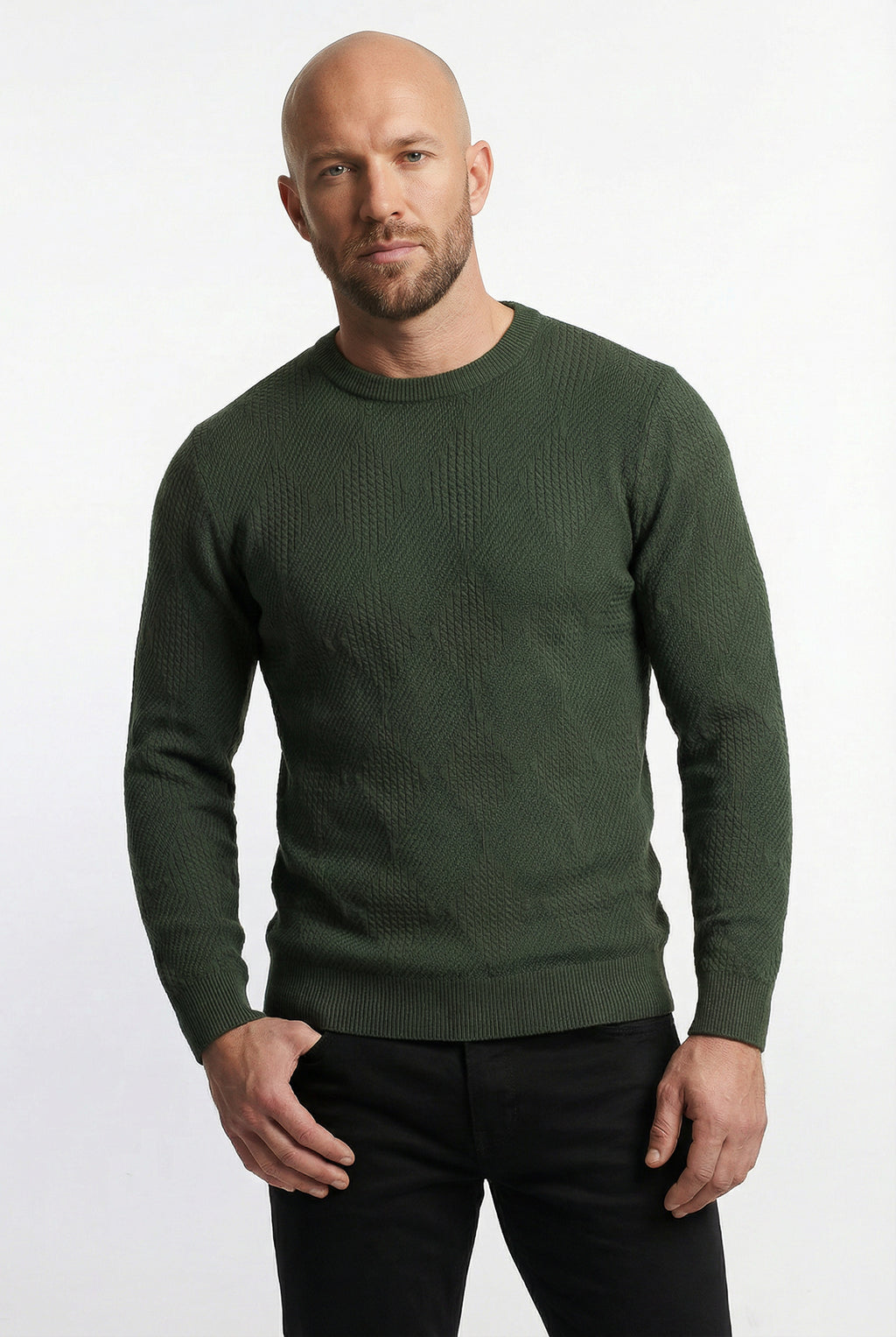 Blusa masculina trabalhada gola redonda 90216