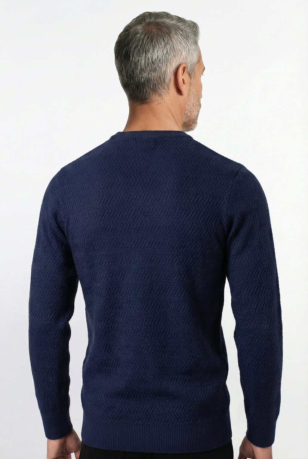 Blusa suéter masculina gola redonda 90217