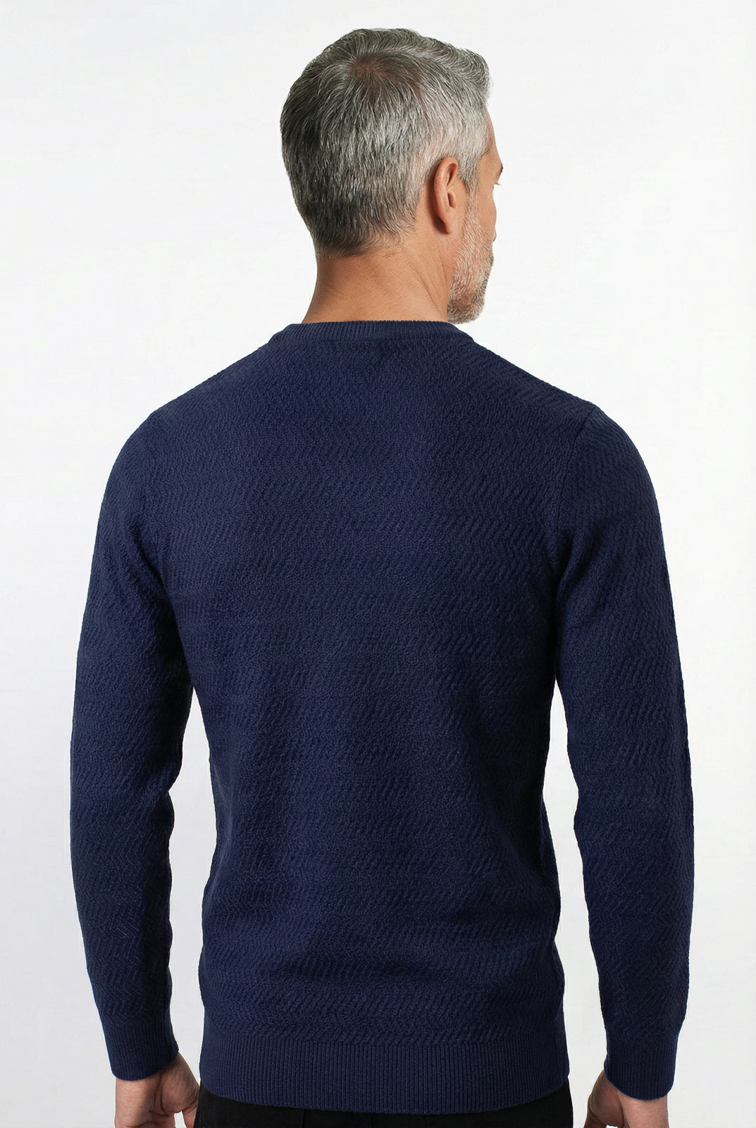 Blusa suéter masculina gola redonda 90217