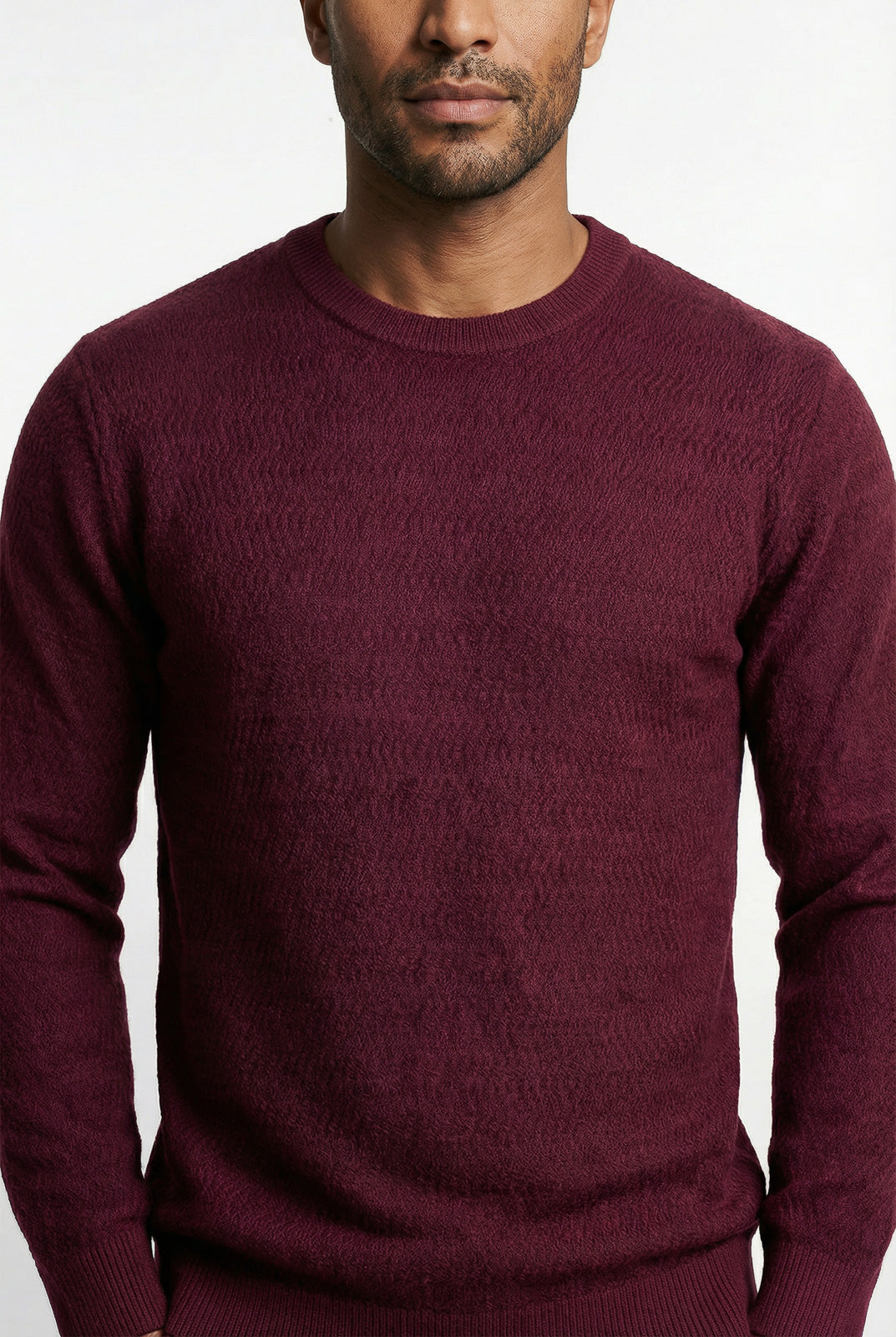 Blusa suéter masculina gola redonda 90217