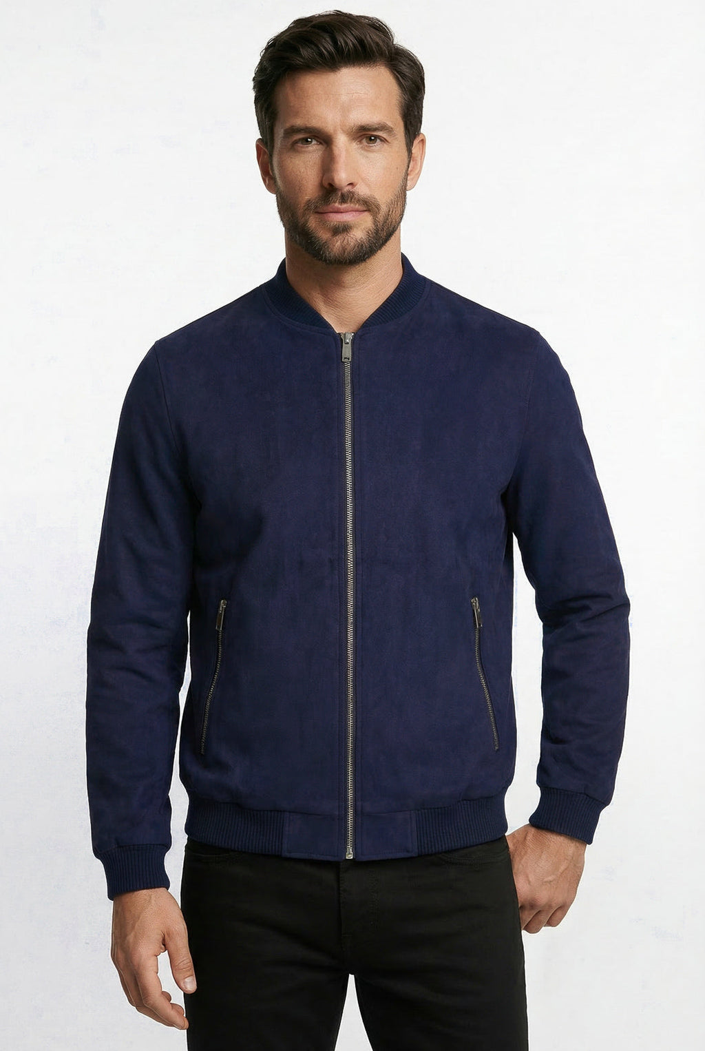 Jaqueta suede básica masculina 91388