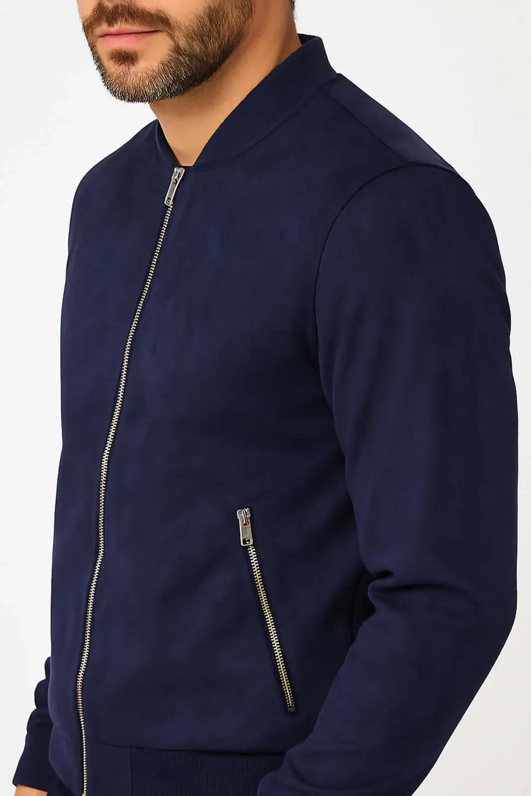 Jaqueta suede básica masculina 91388 - Enluaze