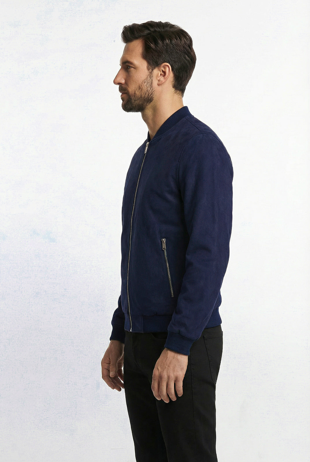 Jaqueta suede básica masculina 91388