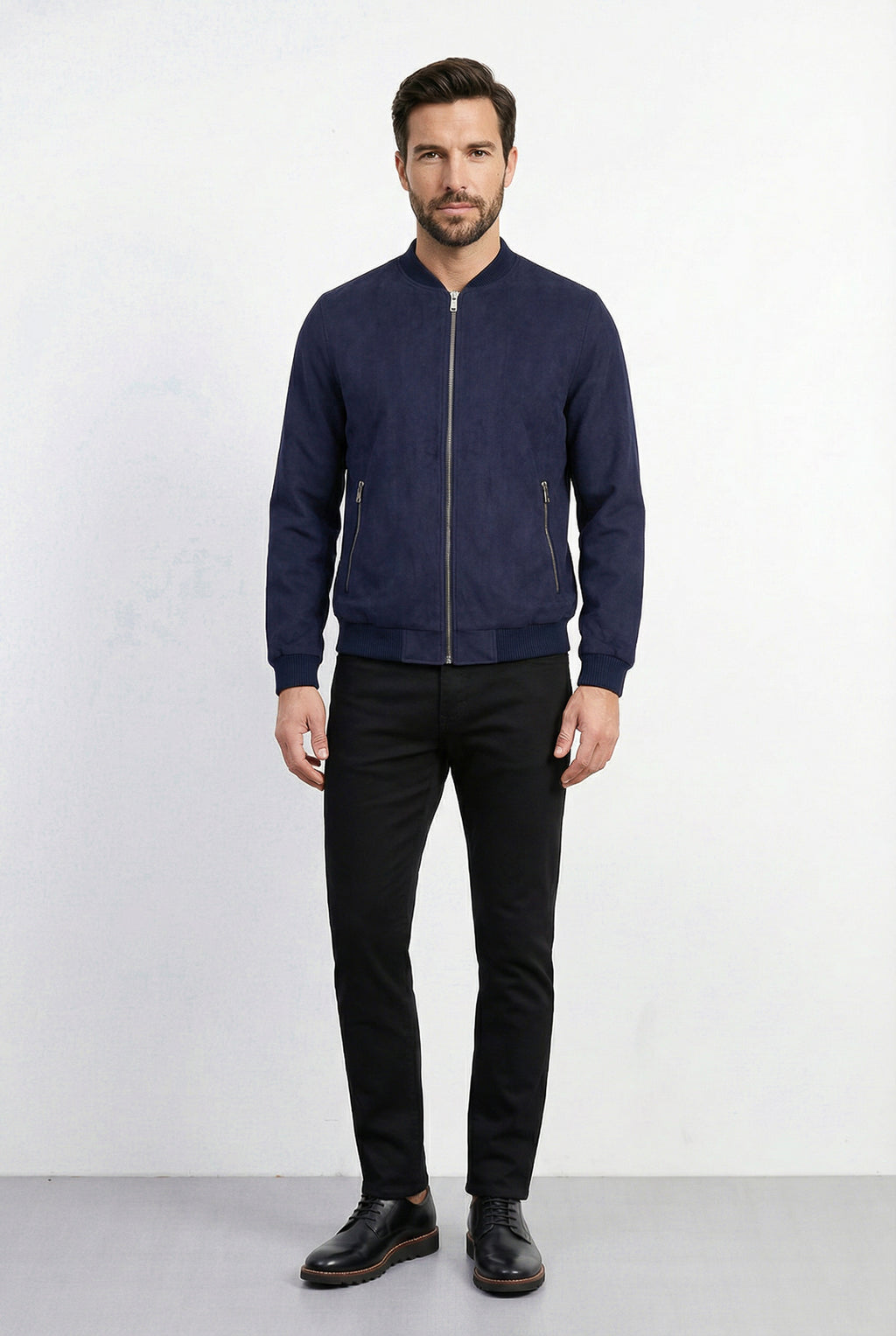 Jaqueta suede básica masculina 91388