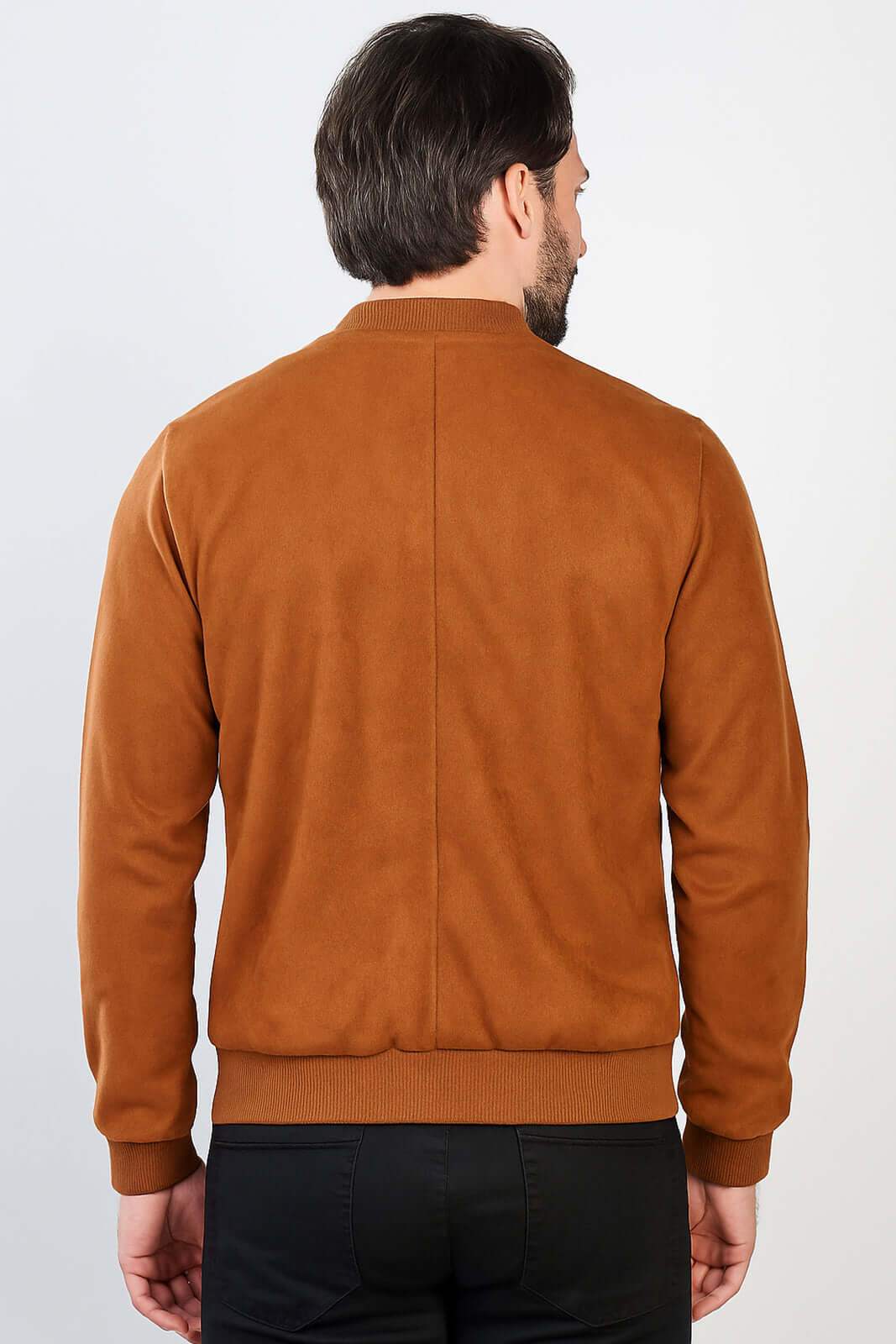 Jaqueta suede básica masculina 91388 - Enluaze