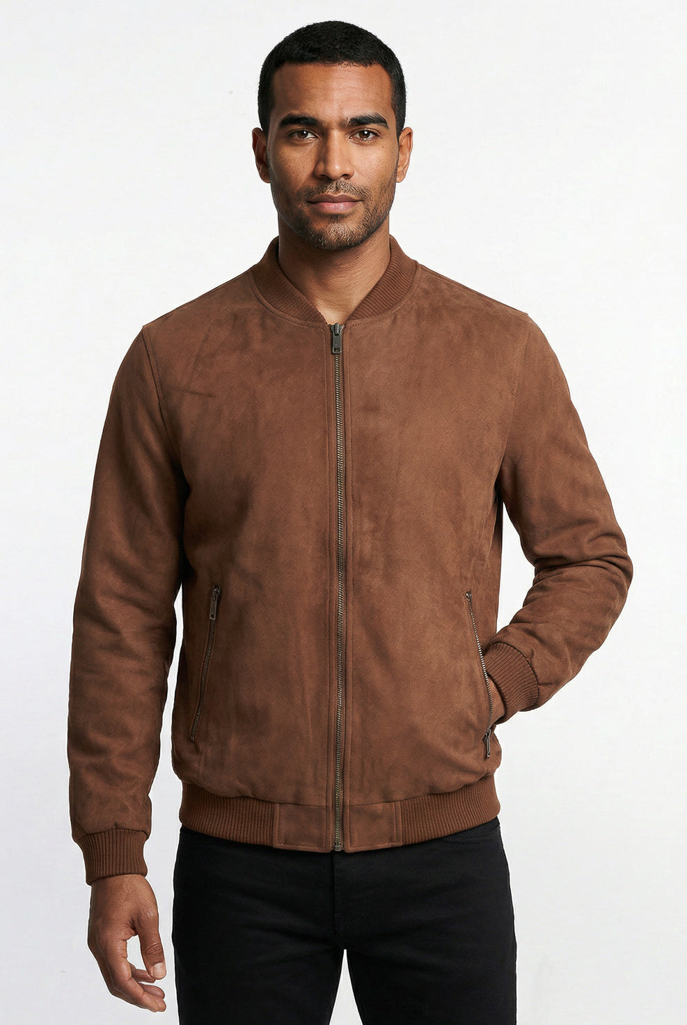 Jaqueta suede básica masculina 91388