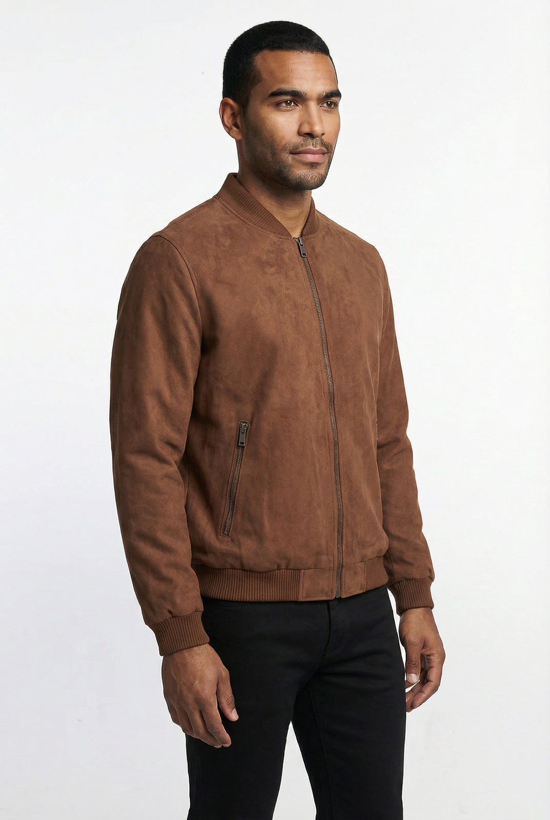 Jaqueta suede básica masculina 91388