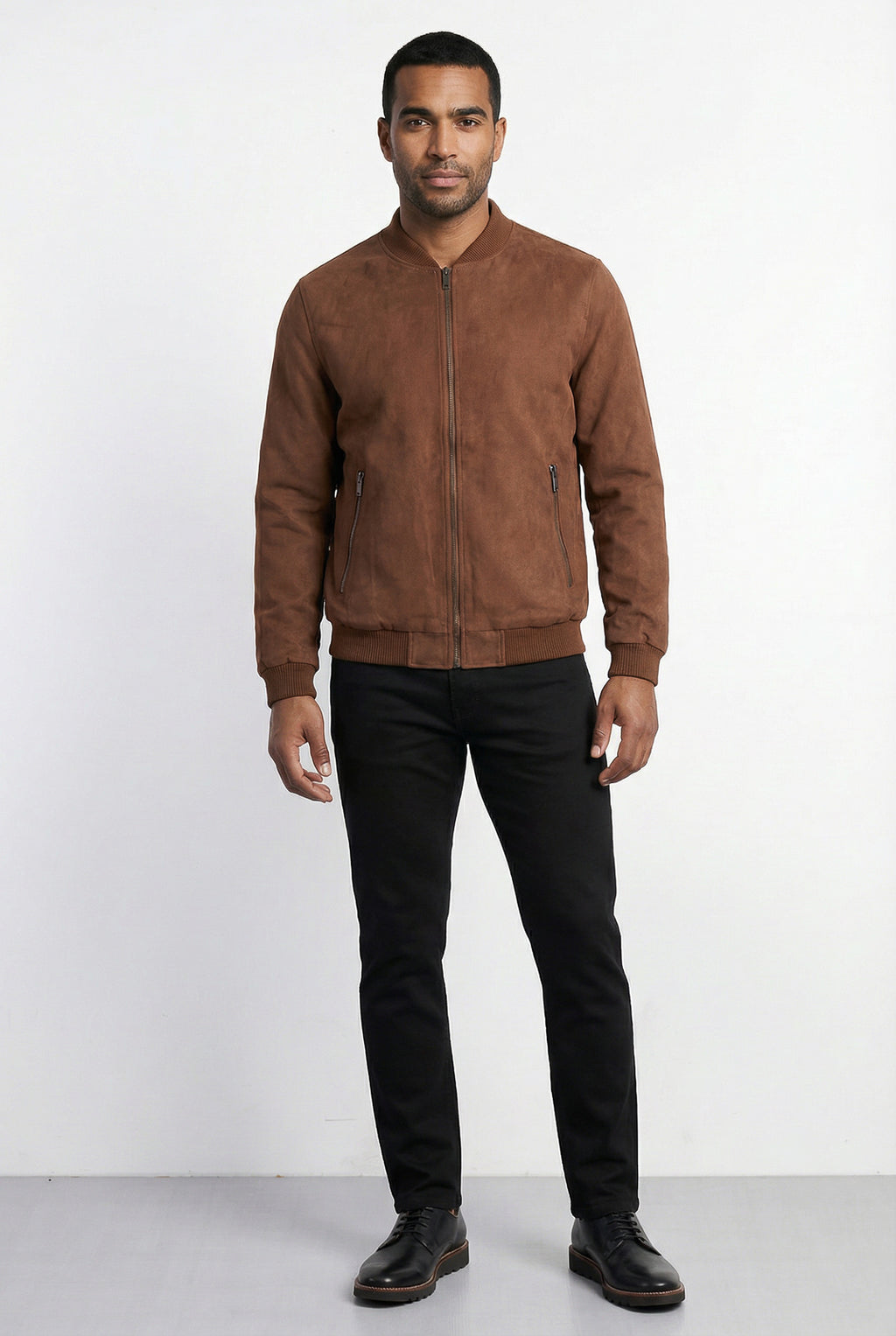 Jaqueta suede básica masculina 91388