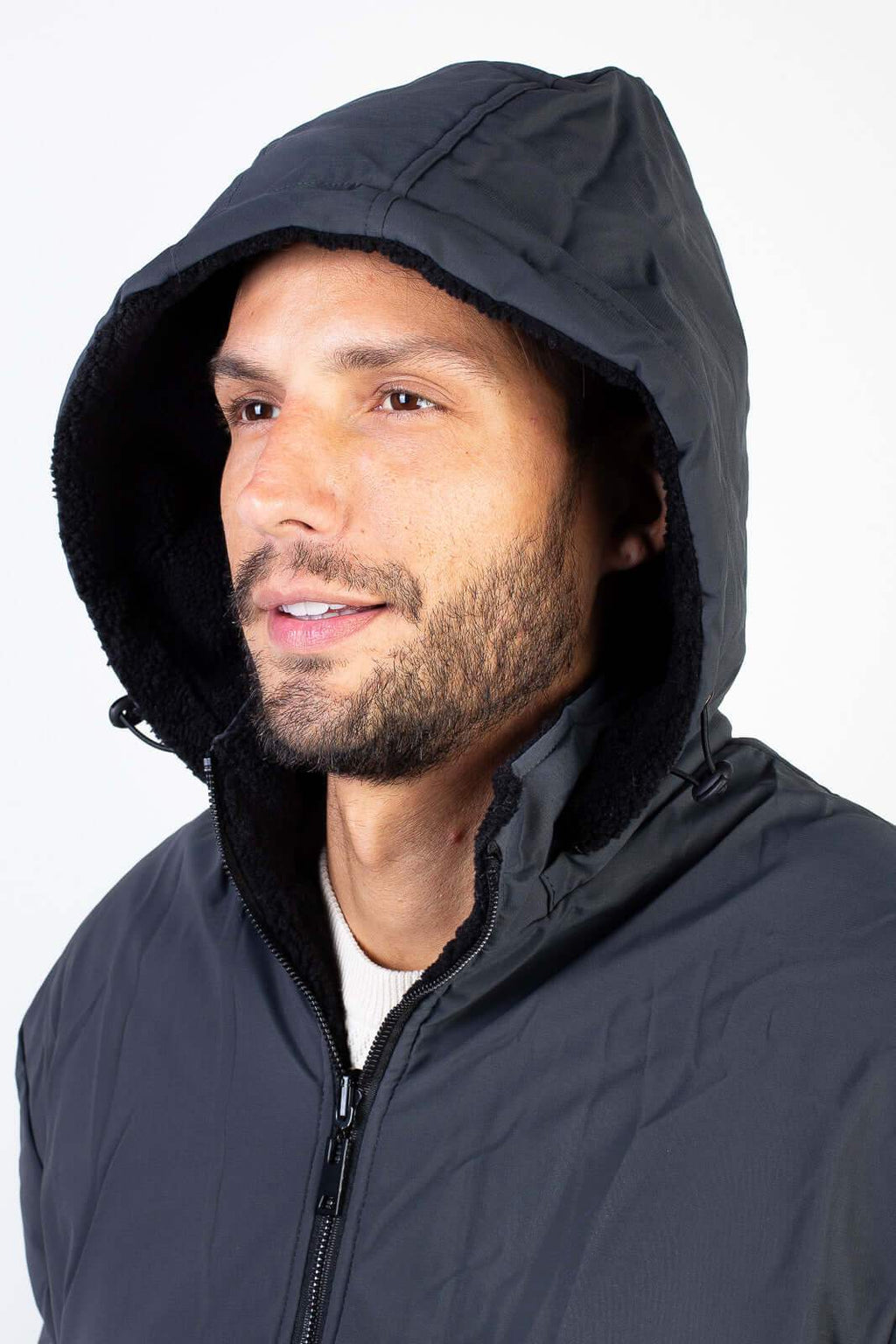 Jaqueta masculina reversível forrada 94196 - Enluaze