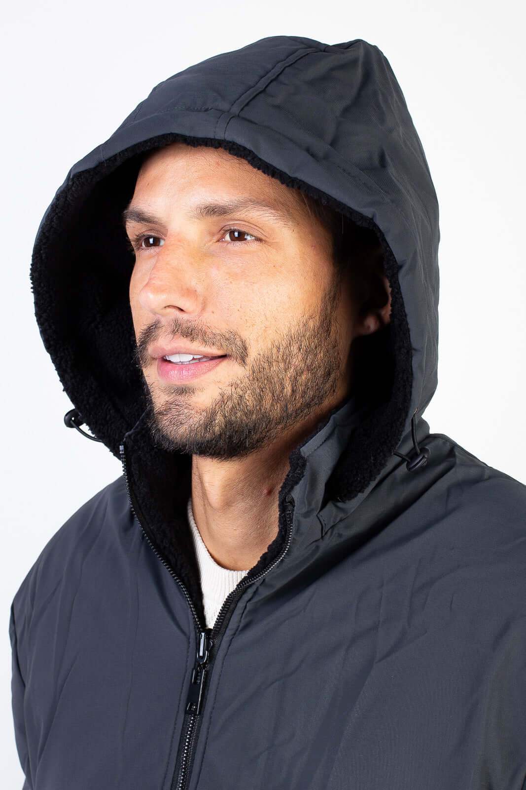 Jaqueta masculina reversível forrada 94196 - Enluaze