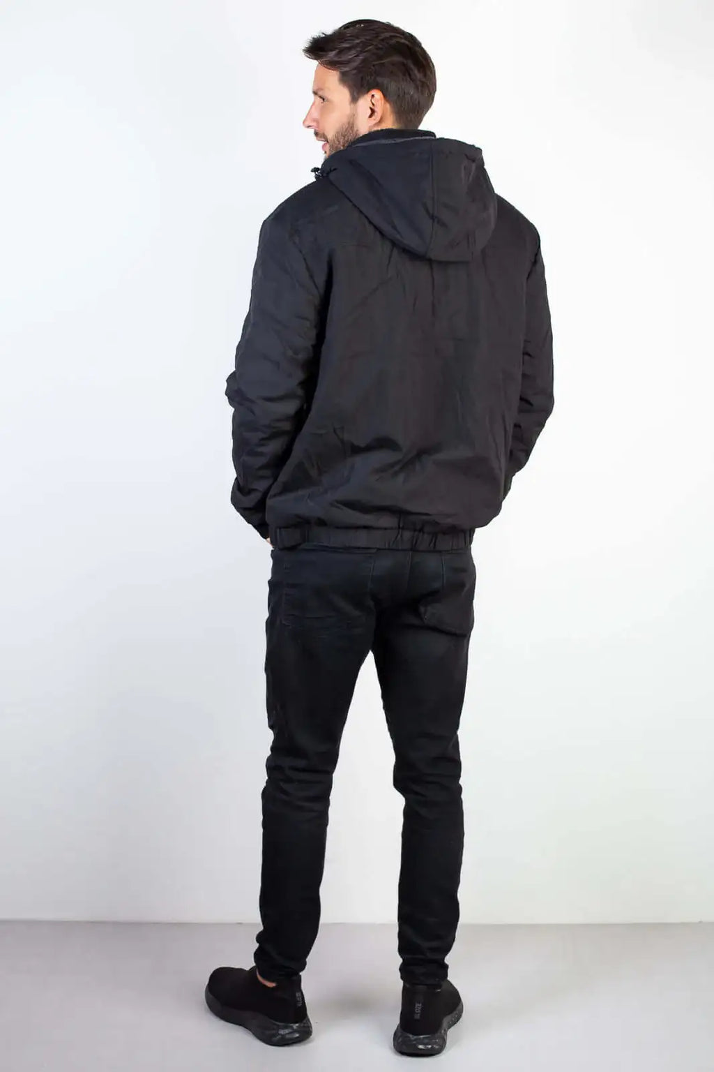 Jaqueta masculina reversível forrada 94196 - Enluaze