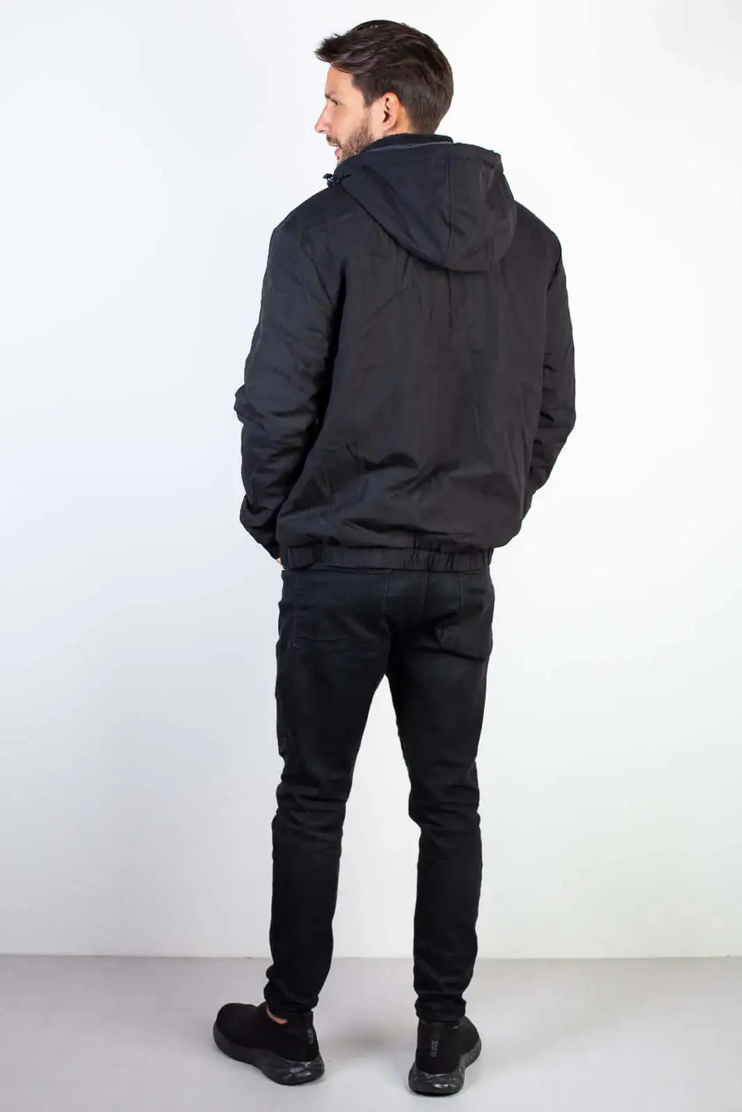 Jaqueta masculina reversível forrada 94196 - Enluaze